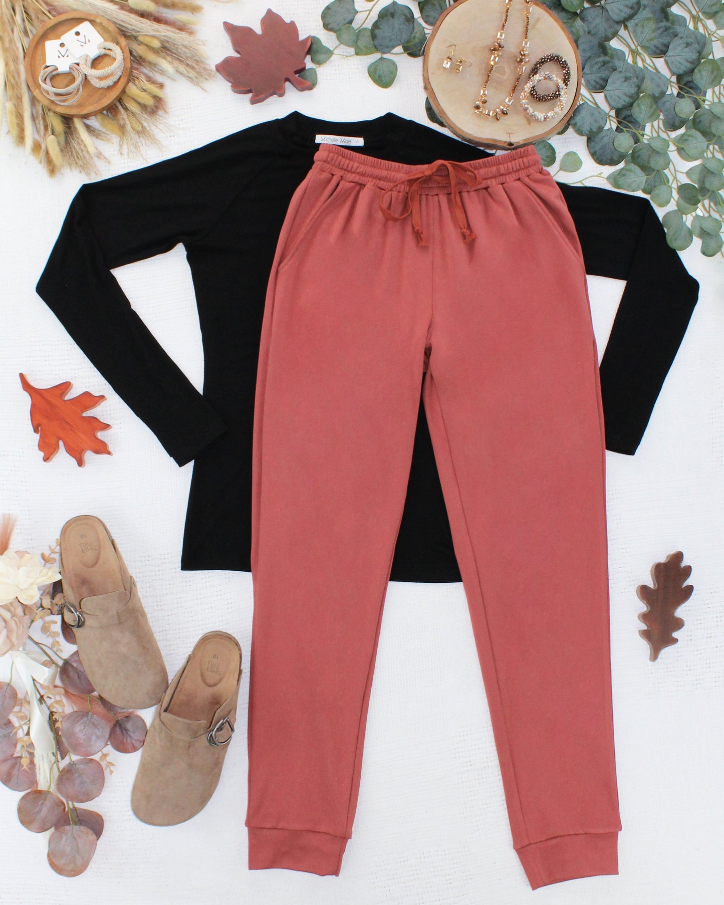PREBOOK Cloud Joggers - Brick