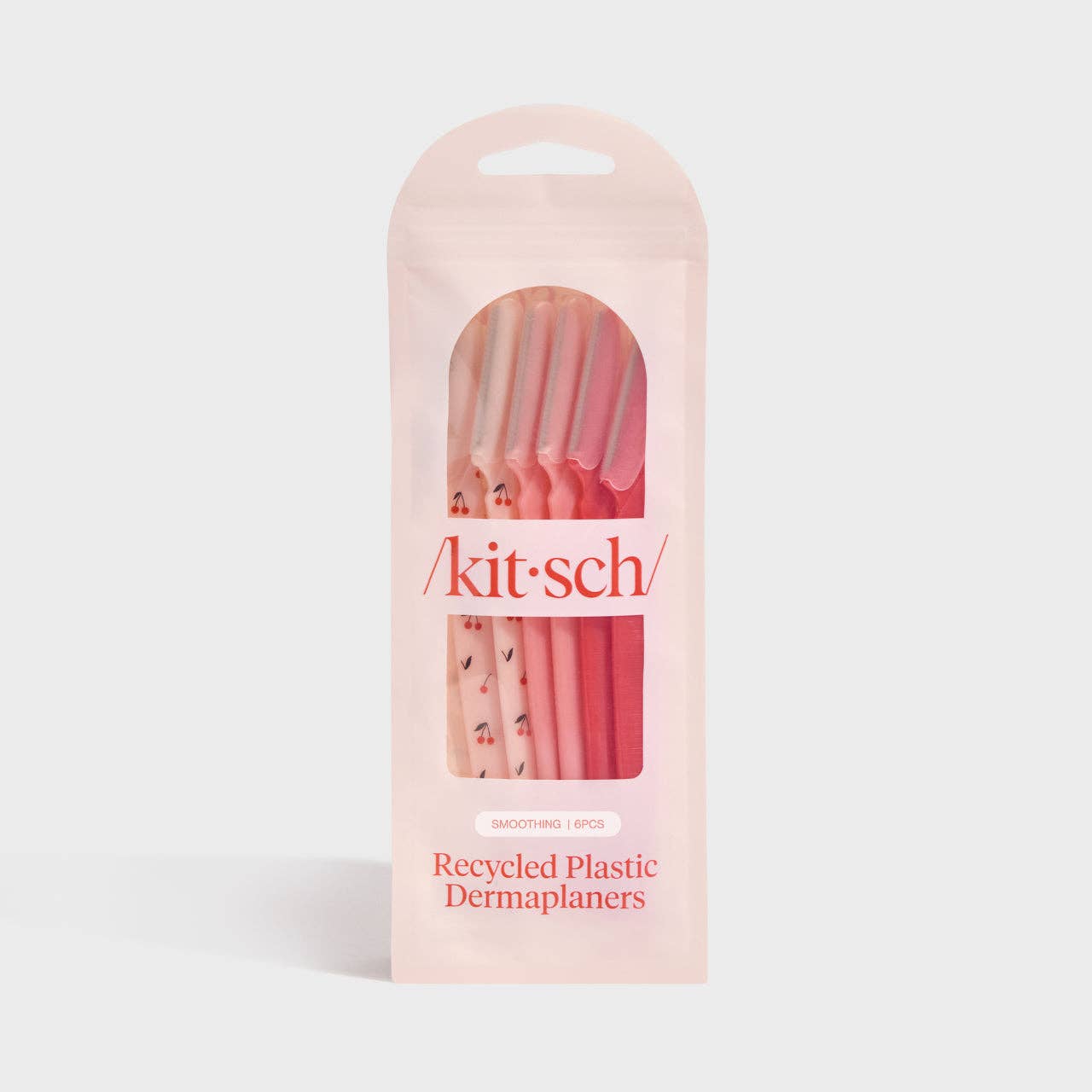 KITSCH RECYCLED PLASTIC DERMAPLANERS - 6 PC SET