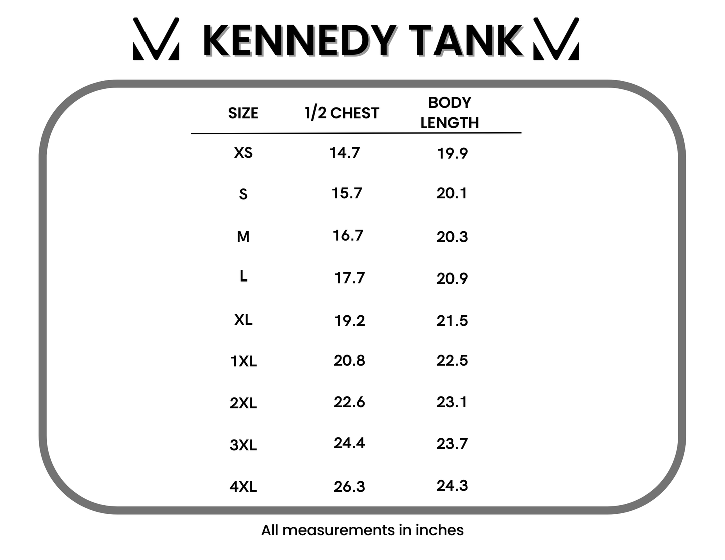 Kennedy Tank - Dusty Blue