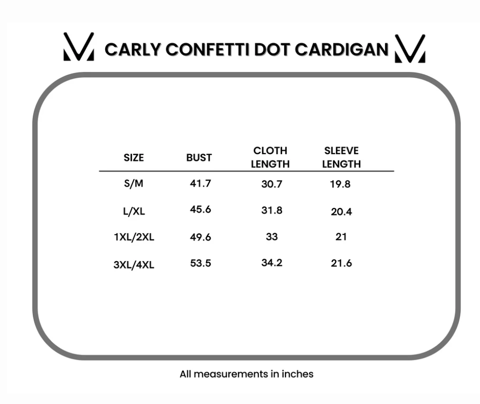 CARLY CONFETTI CARDIGAN - LAVENDER
