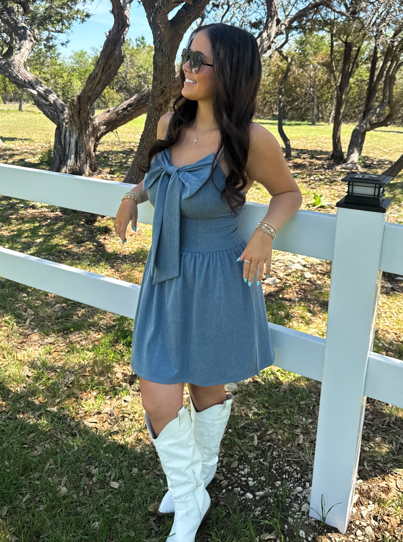 *PREORDER* BRIA BOW DRESS - TWO COLORS