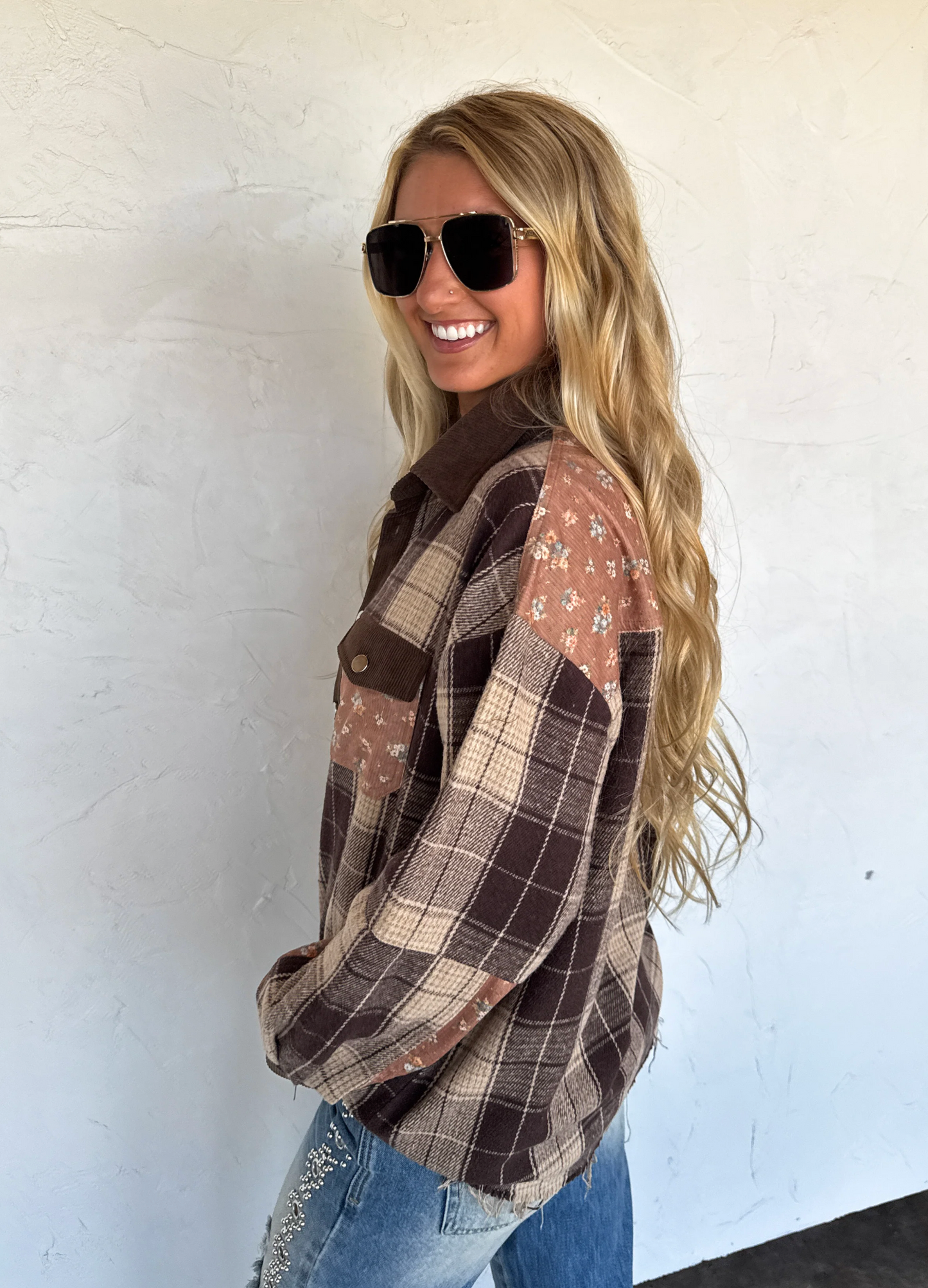 *PREORDER* SCARLETT PLAID SHACKET - TWO COLORS
