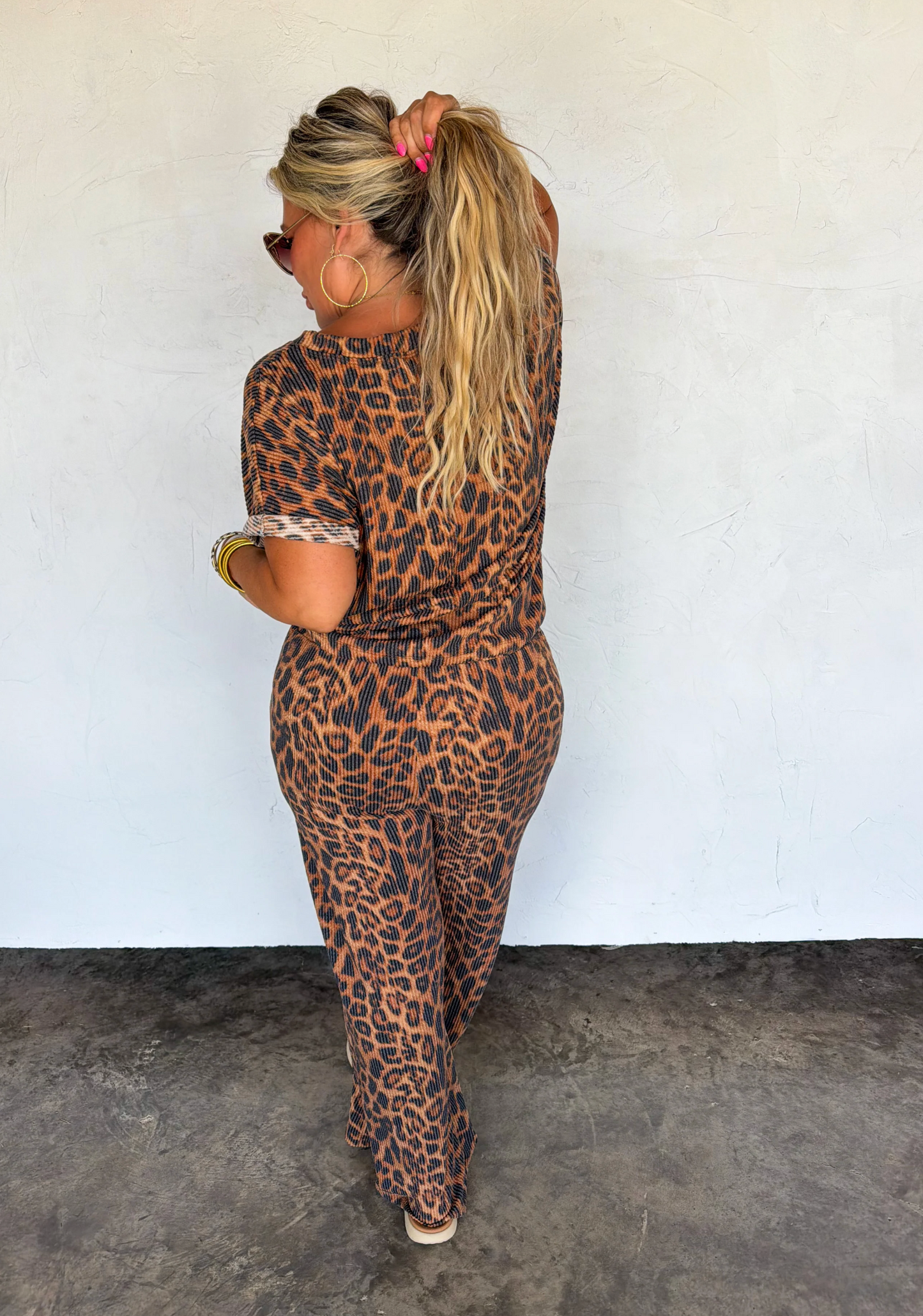 *PREORDER* CHEETAH RIBBED KELSEY SET