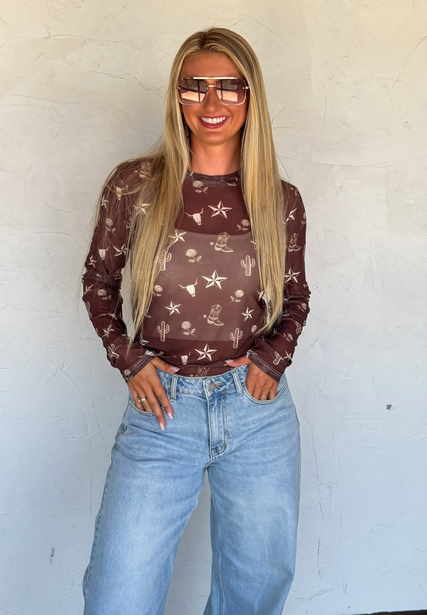 *PREORDER* DESERT DREAMS DRESS IT UP MESH TOPS - THREE COLORS