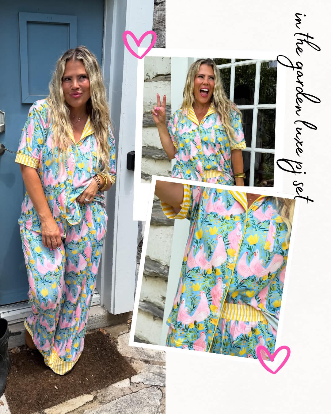*PREORDER* IN THE GARDEN LUXE PJ SETS - THREE COLORS
