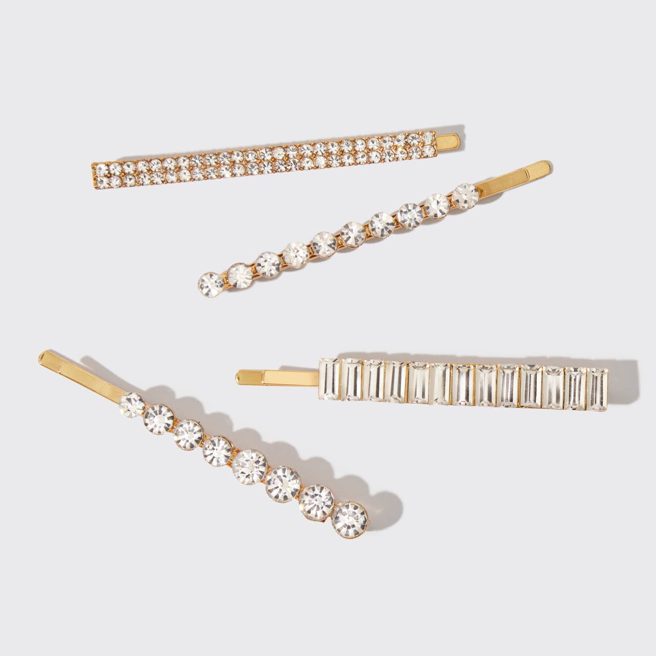 HOLIDAY RHINESTONE BOBBY PINS BOXED SET