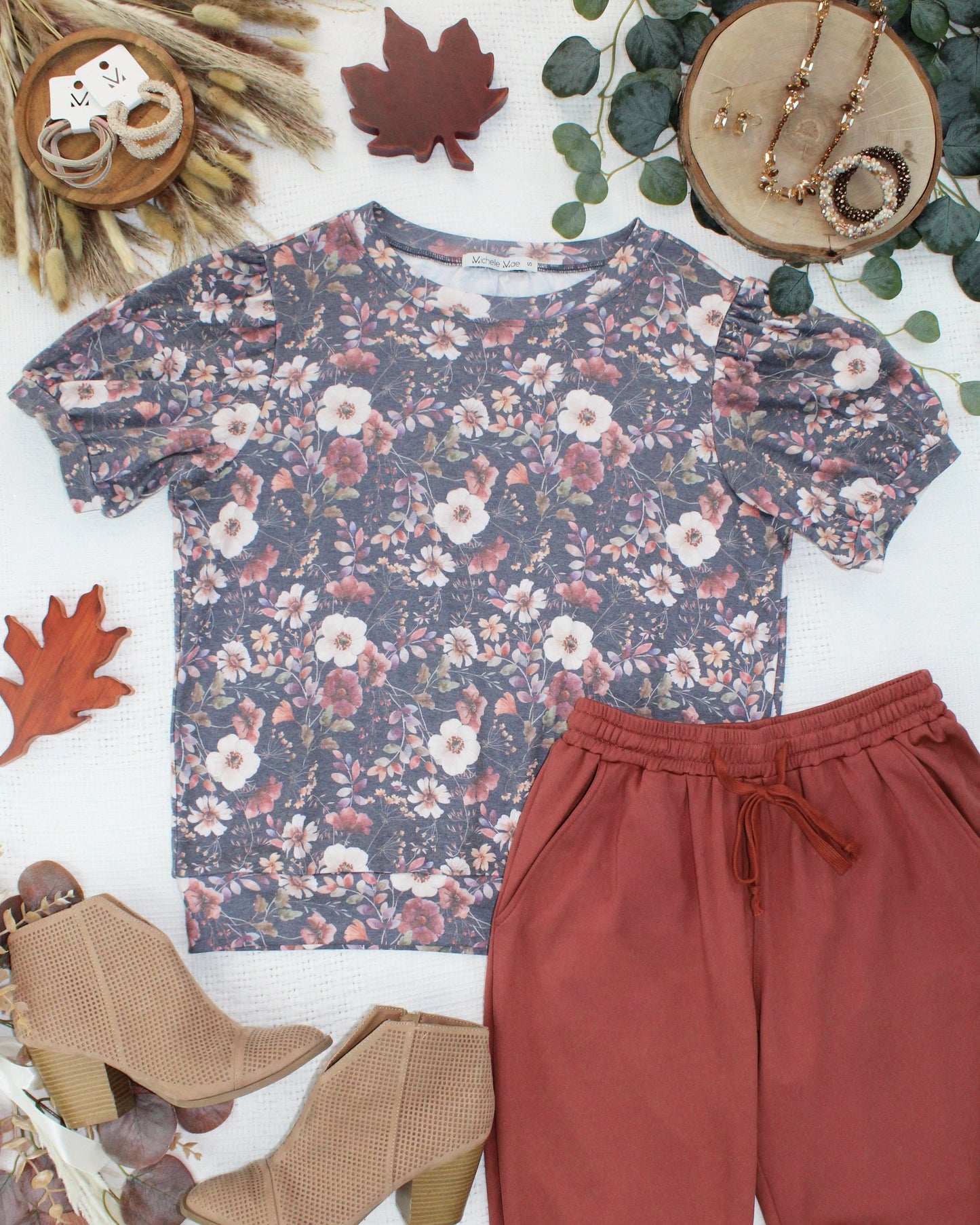 PREBOOK Katie Cozy Top - Blushwood Floral