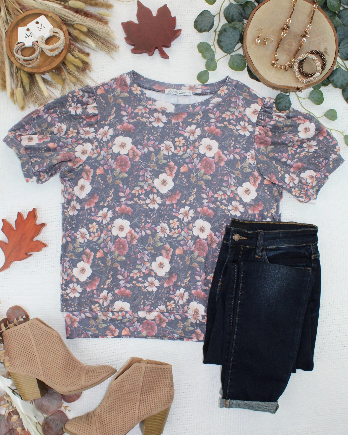 PREBOOK Katie Cozy Top - Blushwood Floral