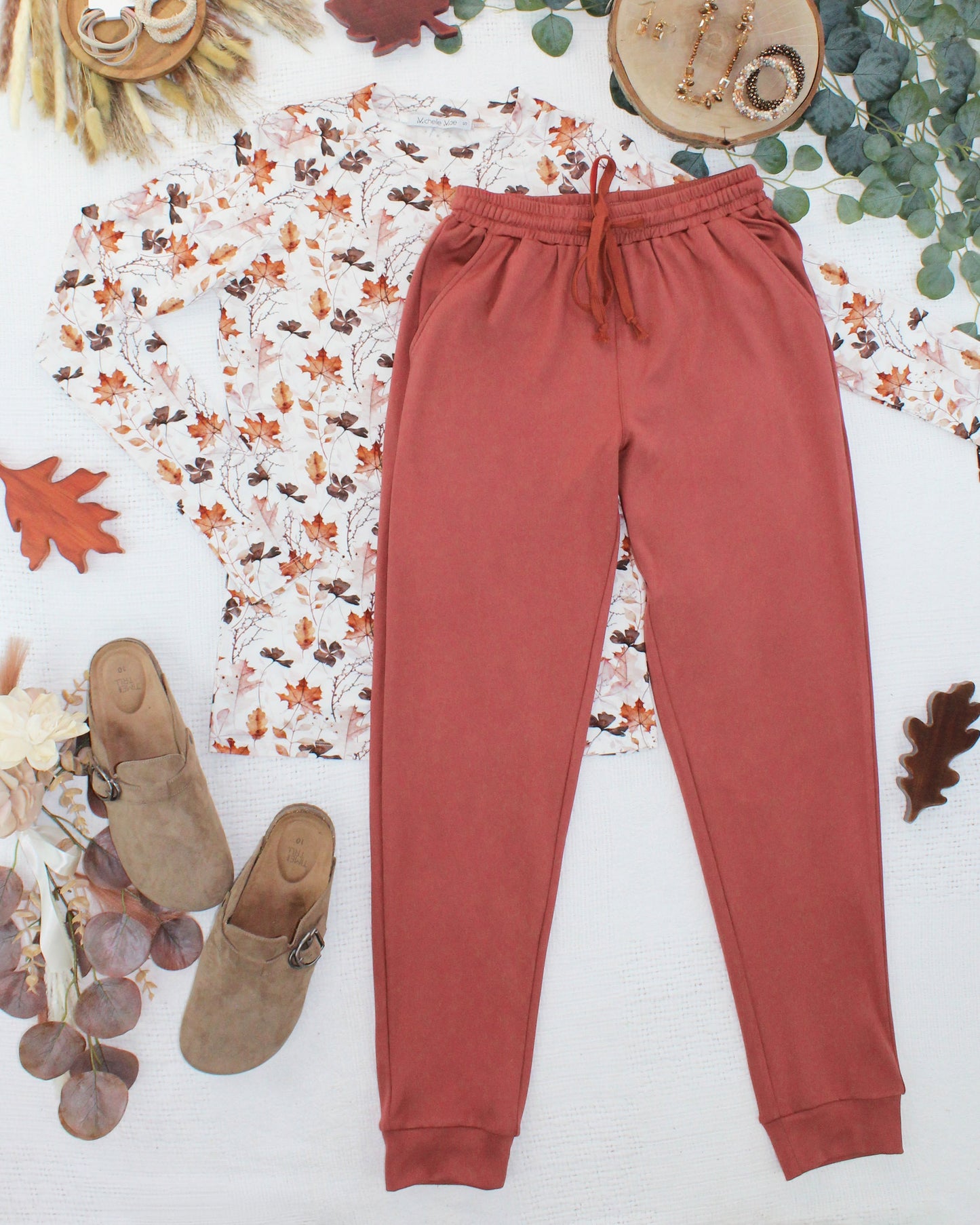 PREBOOK Cloud Joggers - Brick