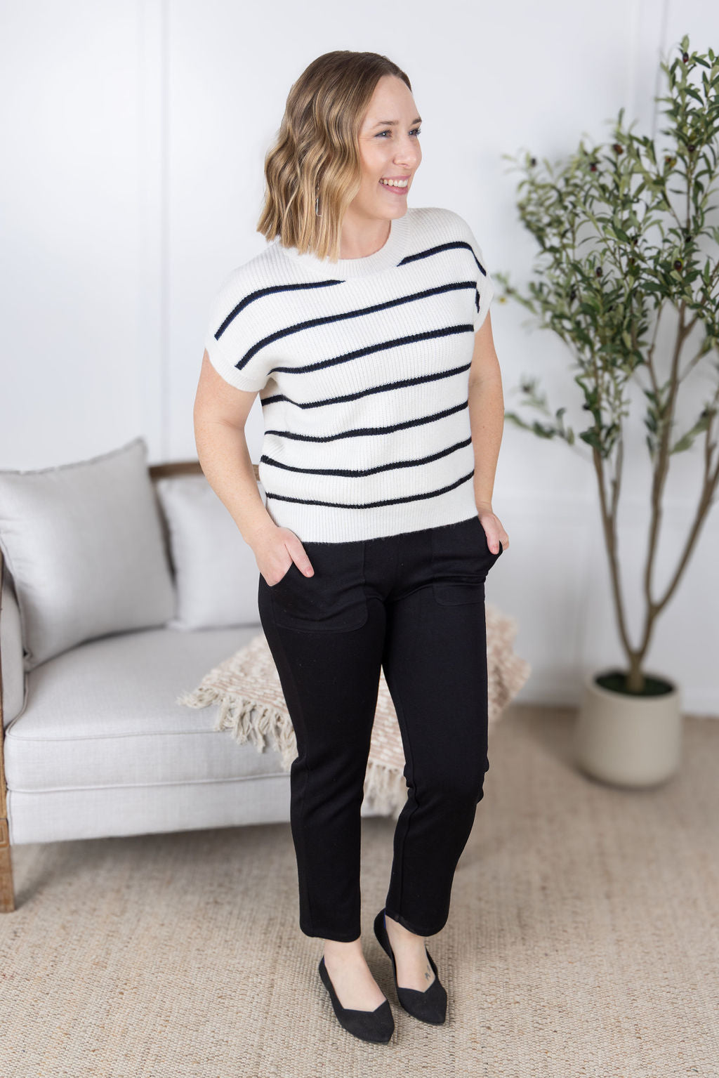 Scuba Ankle Bottoms - Black