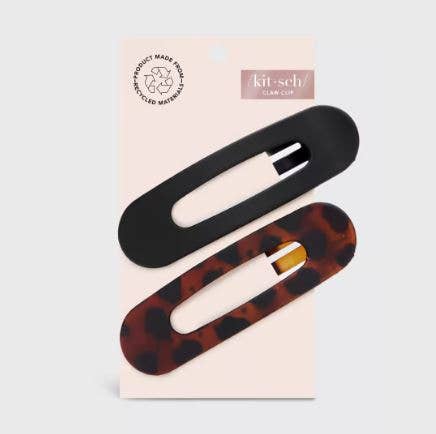 KITSCH FLAT LAY CLAW CLIP FLAT - 2 PIECE SET