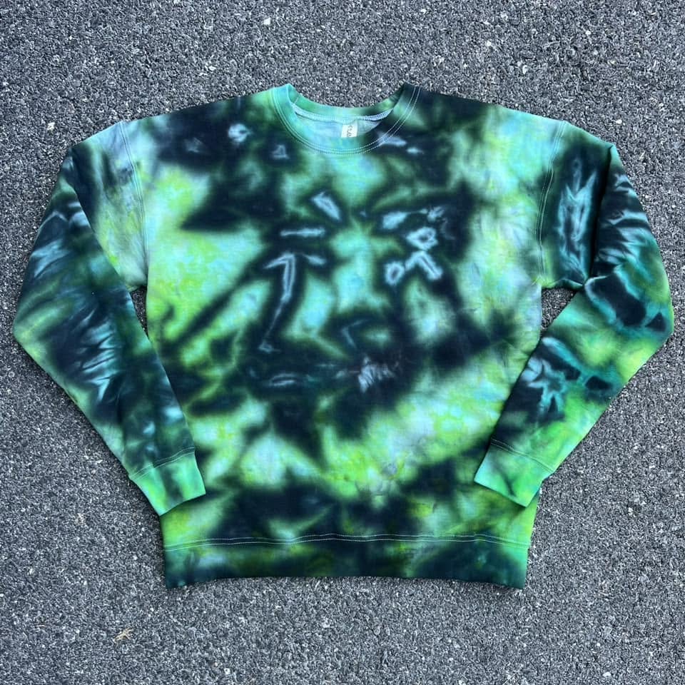 *PREORDER* ELECTRIC GREEN & BLACK ICE DYE - NINE OPTIONS