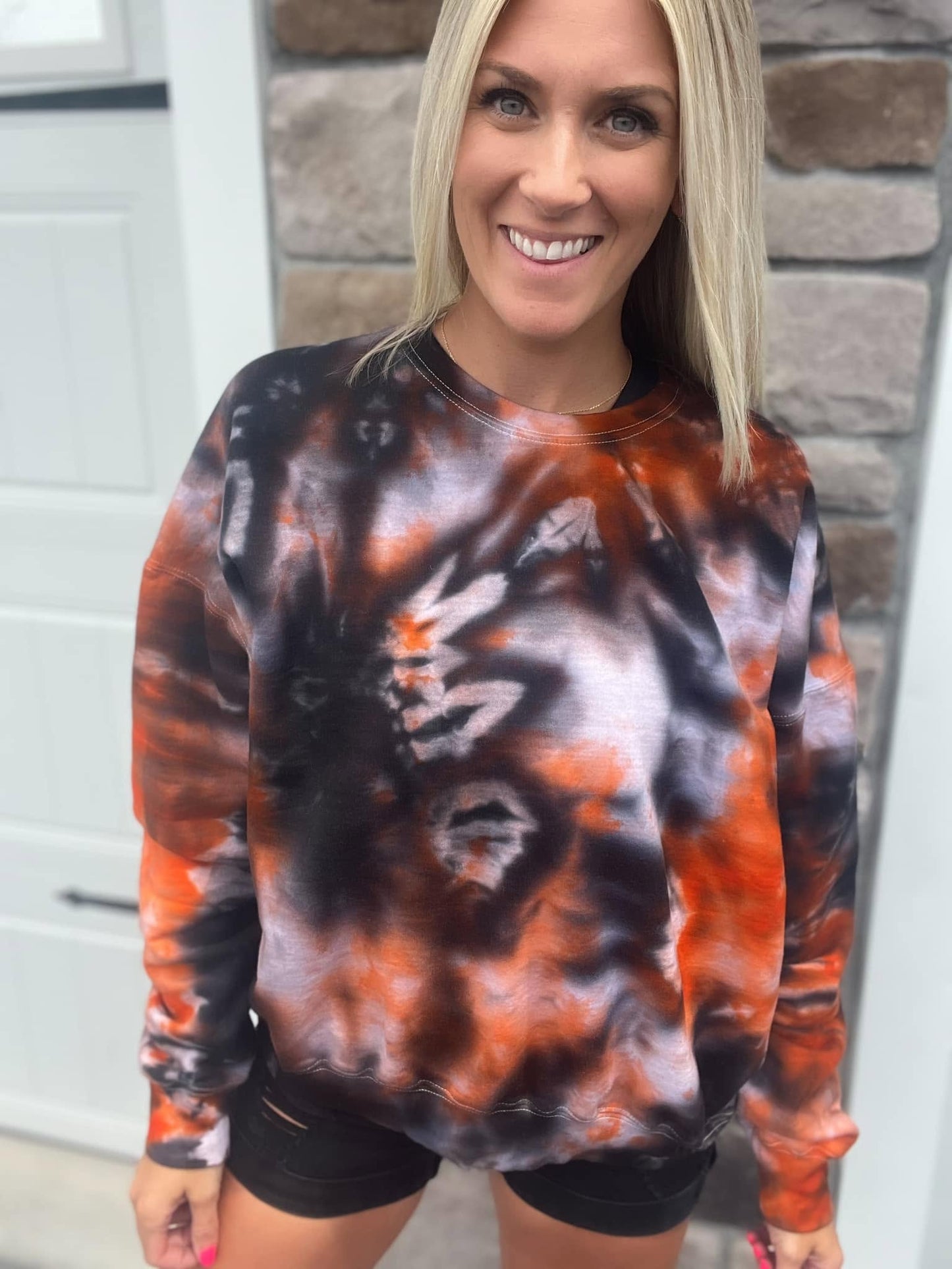 *PREORDER* ORANGE & BLACK ICE DYE - NINE OPTIONS