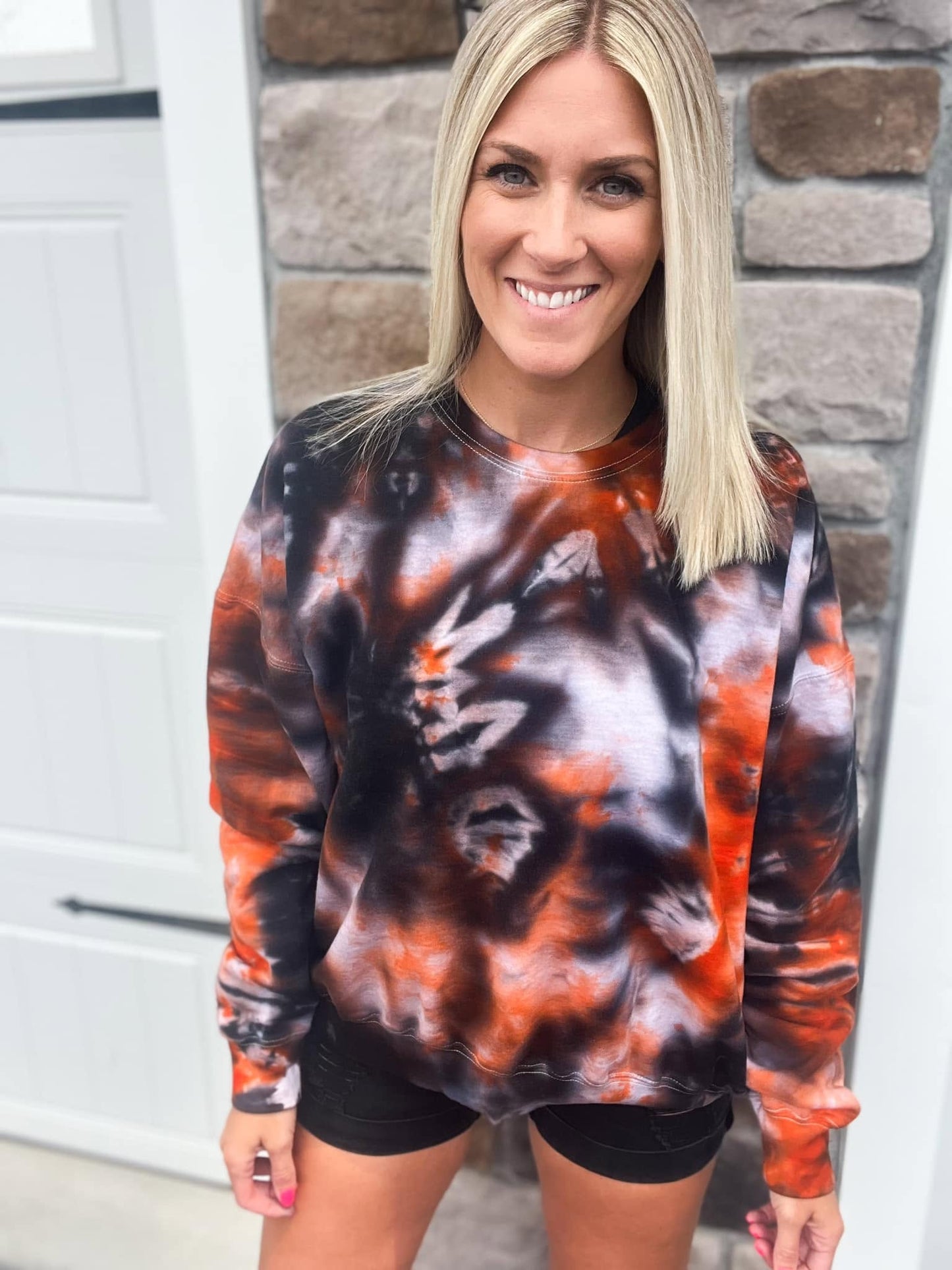 *PREORDER* ORANGE & BLACK ICE DYE - NINE OPTIONS