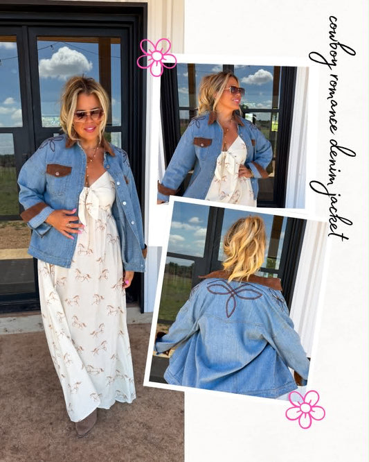 *PREORDER* COWBOY ROMANCE DENIM JACKET