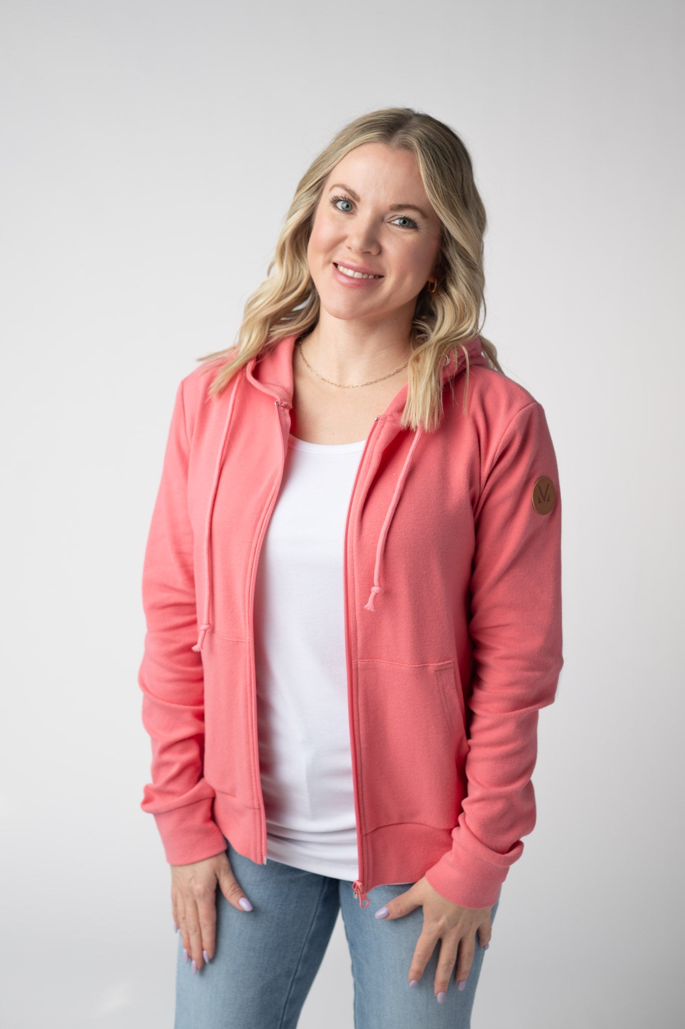 Fullzip Hoodie - Sunkissed Coral