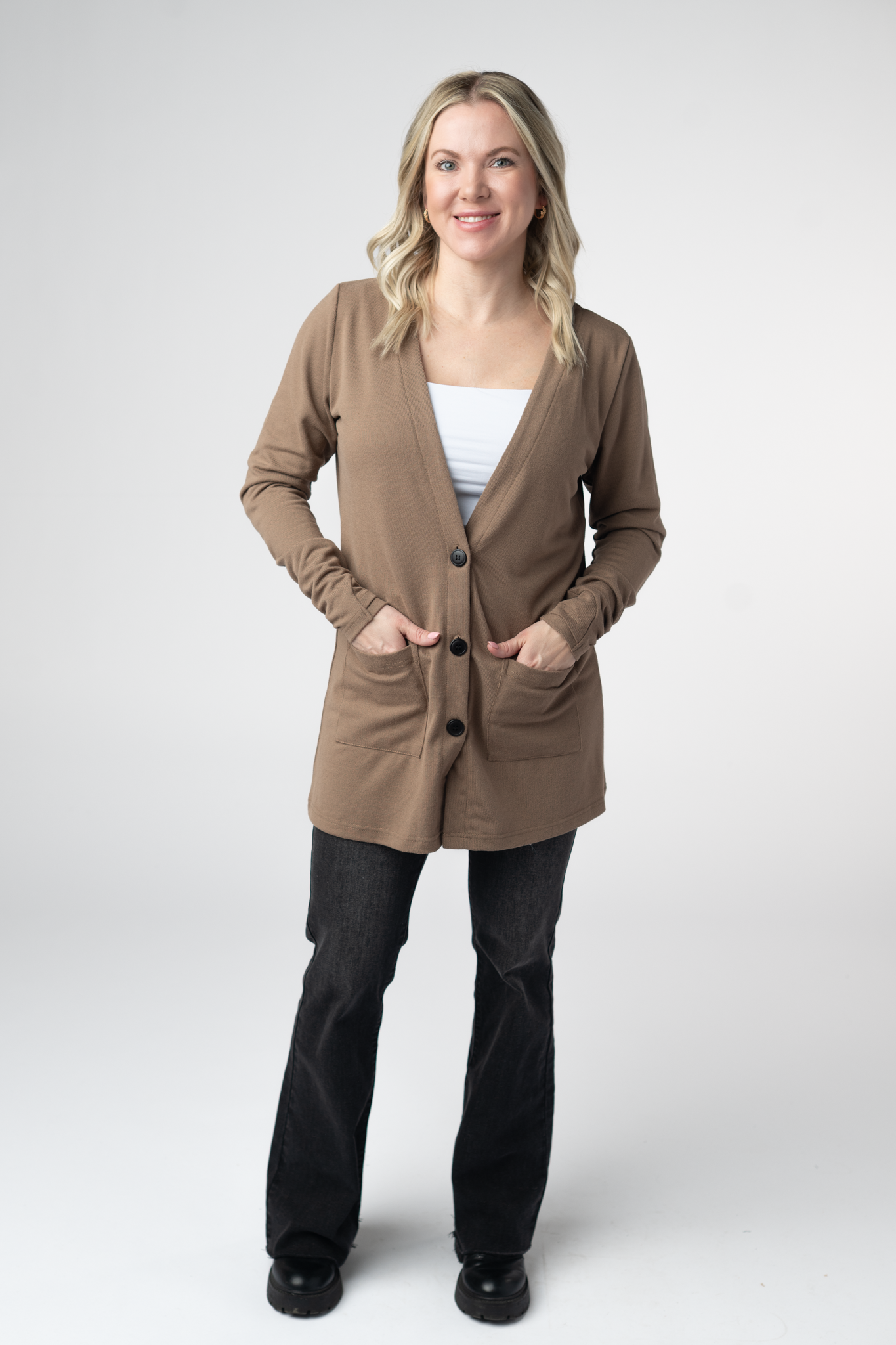 PREBOOK Cori Cardigan - Mocha