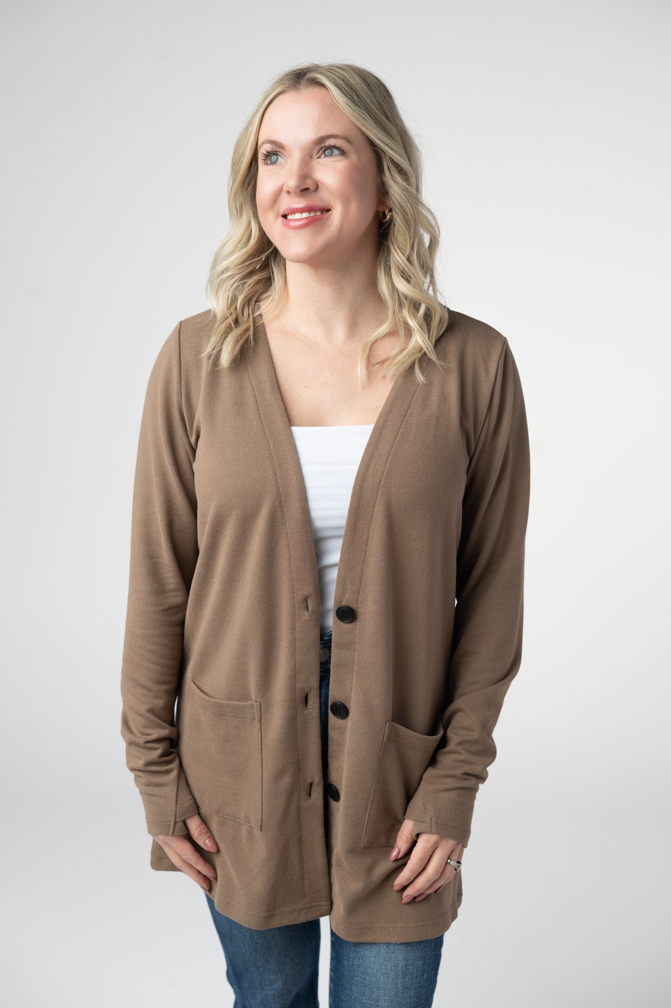 PREBOOK Cori Cardigan - Mocha