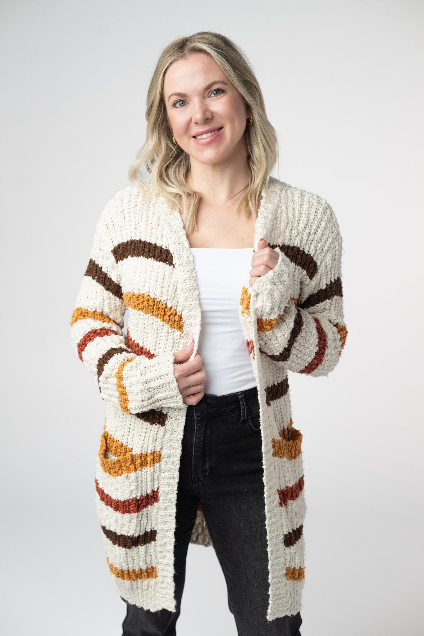 PREBOOK Fall Striped Cardigan