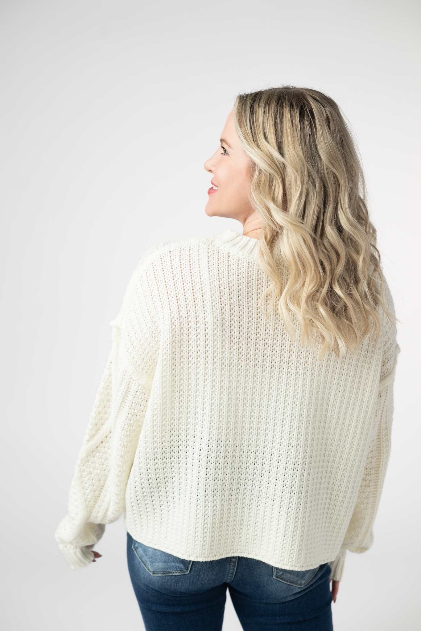 PREBOOK Cable Knit Sweater - Ivory