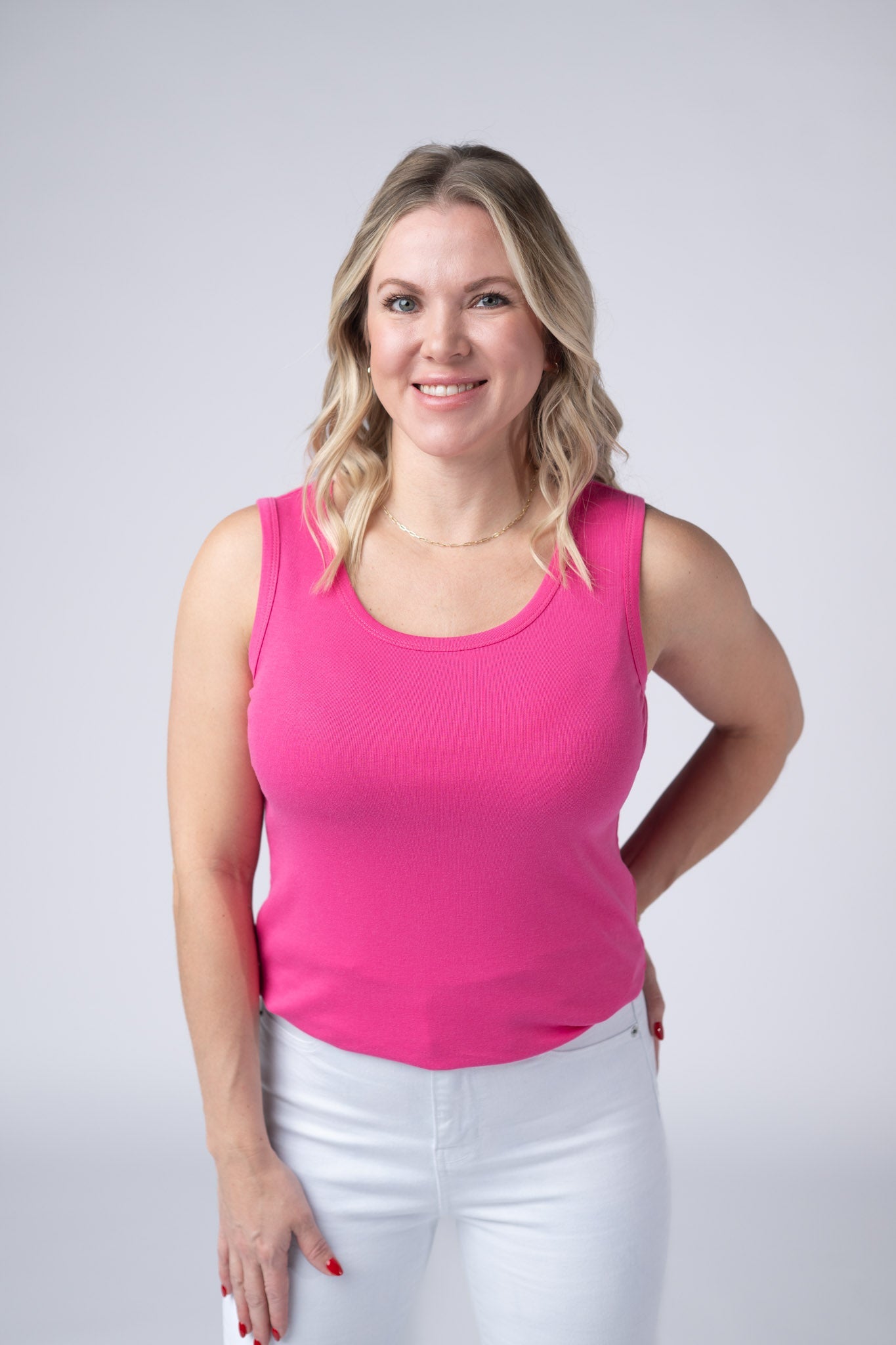 Ava Tank - Hot Pink