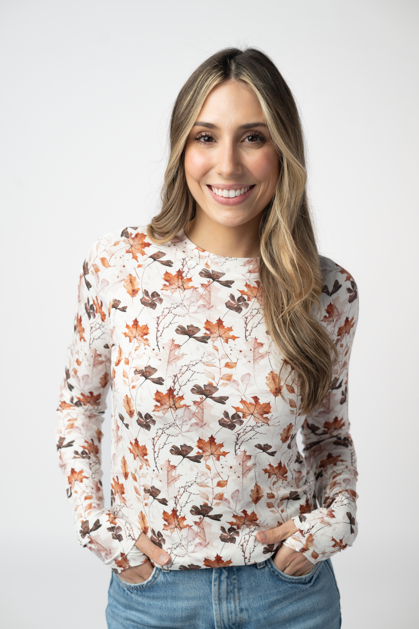 PREBOOK Blair Long Sleeve Top - Fall Foliage