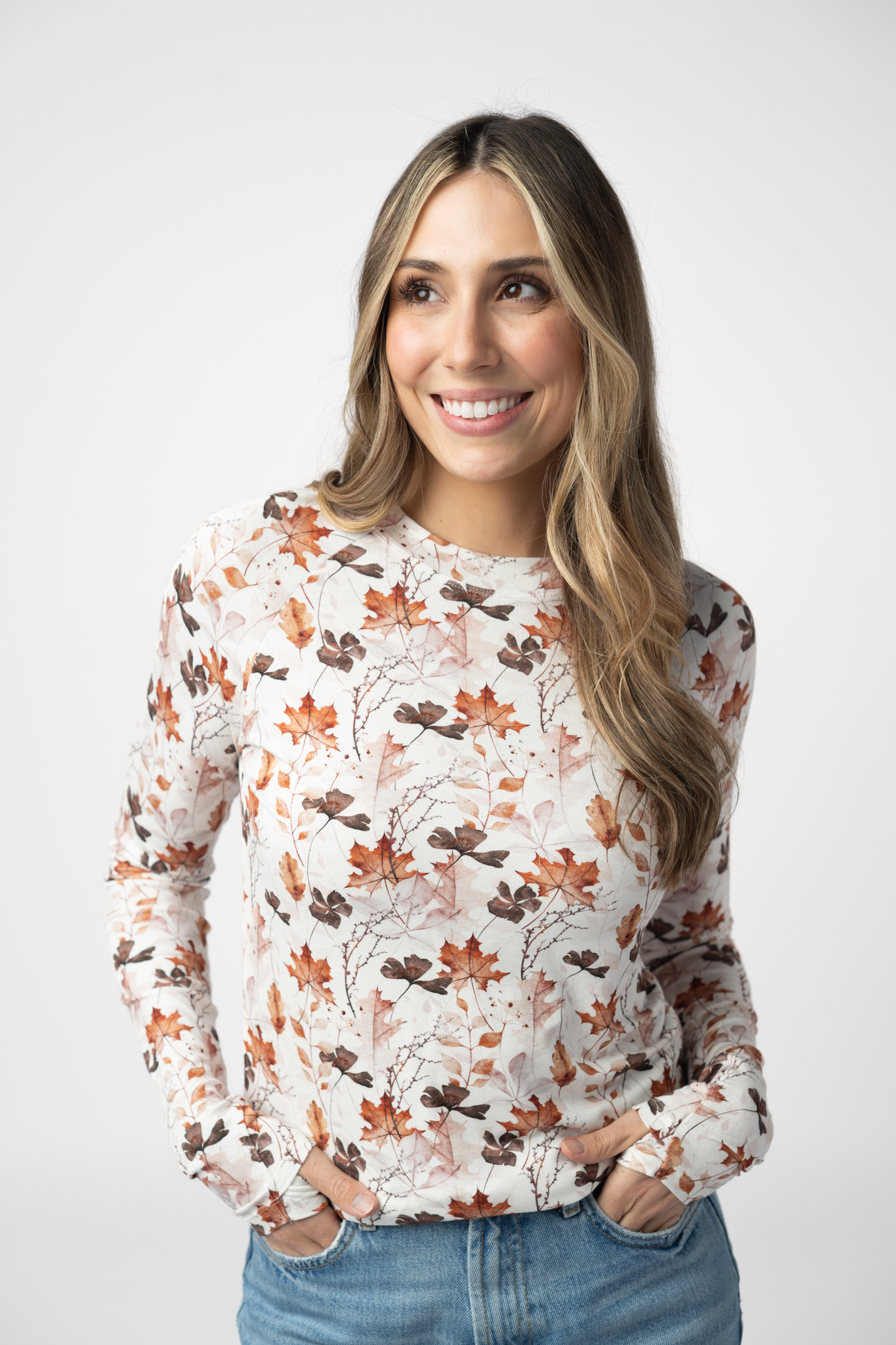 PREBOOK Blair Long Sleeve Top - Fall Foliage