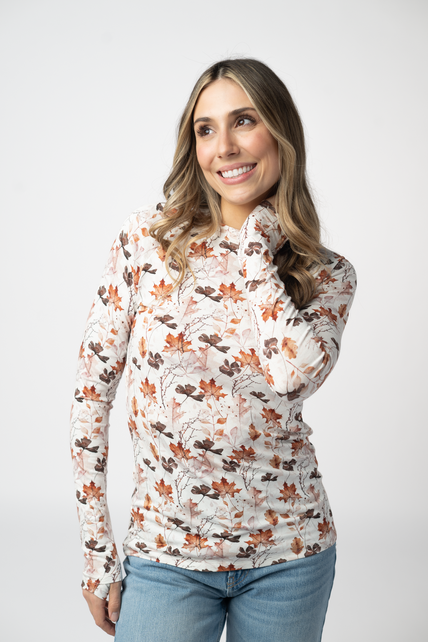 PREBOOK Blair Long Sleeve Top - Fall Foliage