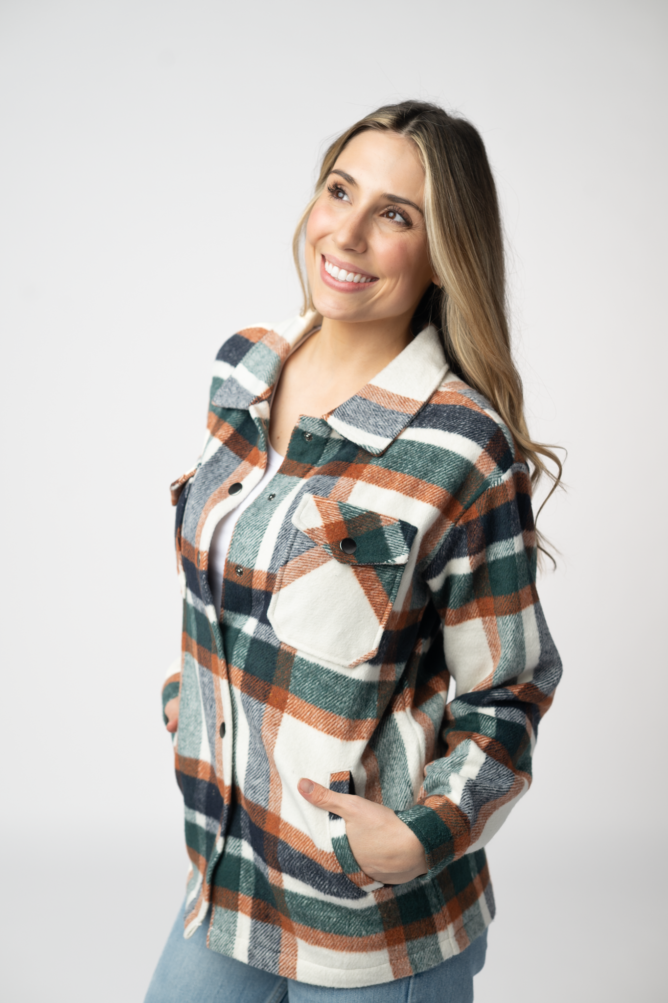 PREBOOK Norah Shacket - Harvest Plaid