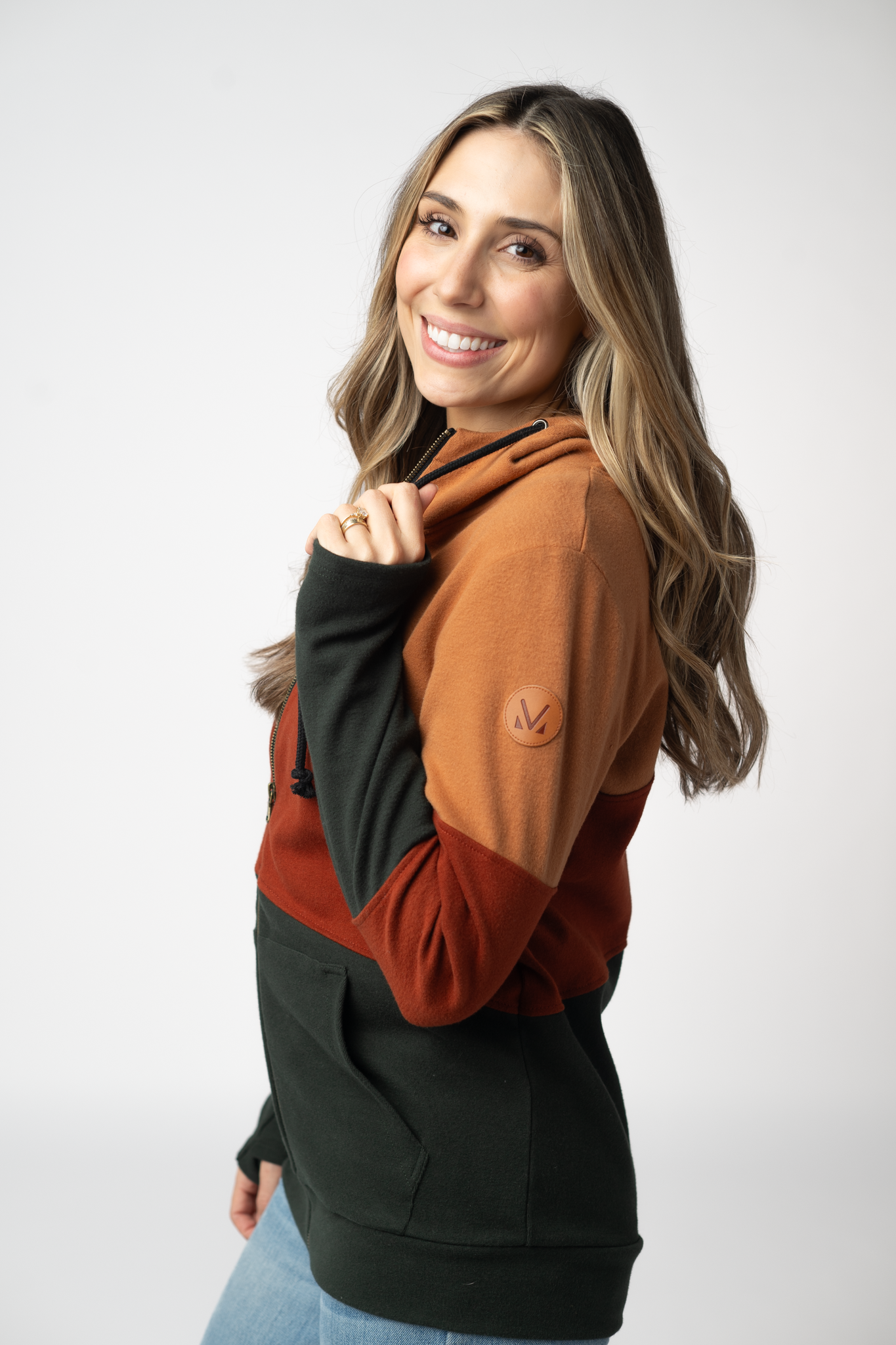 PREBOOK Colorblock Fullzip - Woodland Sunset Mix