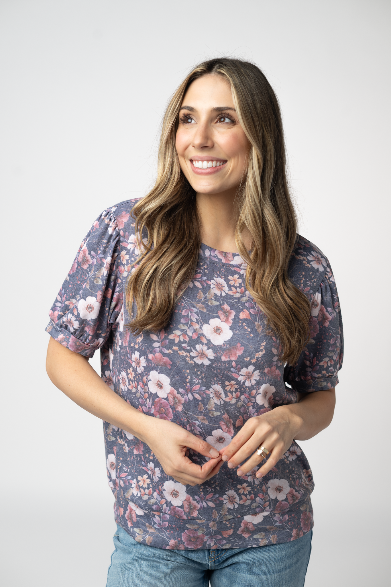 PREBOOK Katie Cozy Top - Blushwood Floral