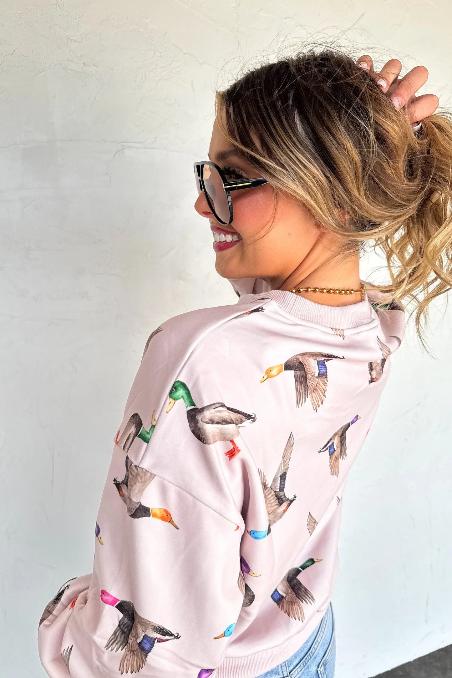 DUCK PULLOVER SWEATSHIRT