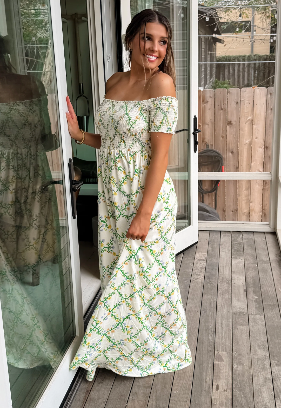 SPRING MADELINE FLORAL DRESS - TWO COLORS