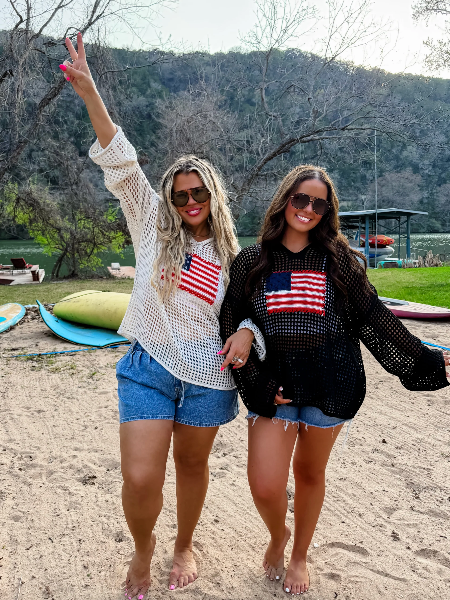 *PREORDER* FREEDOM FLAG PATCH HOODED PULLOVER - FOUR COLORS