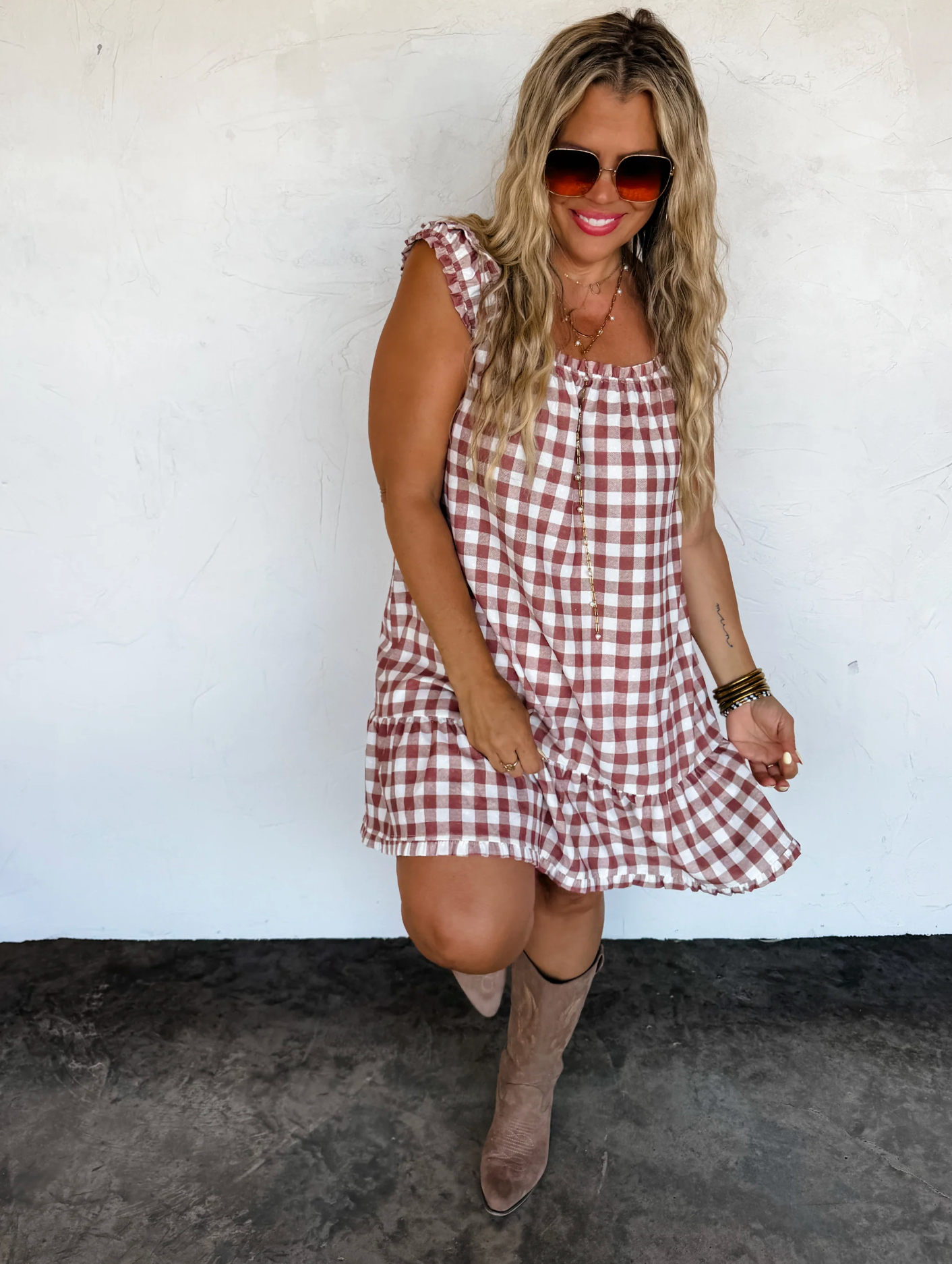 *PREORDER* SUNSET TIDES BABYDOLL DRESS - TWO COLORS