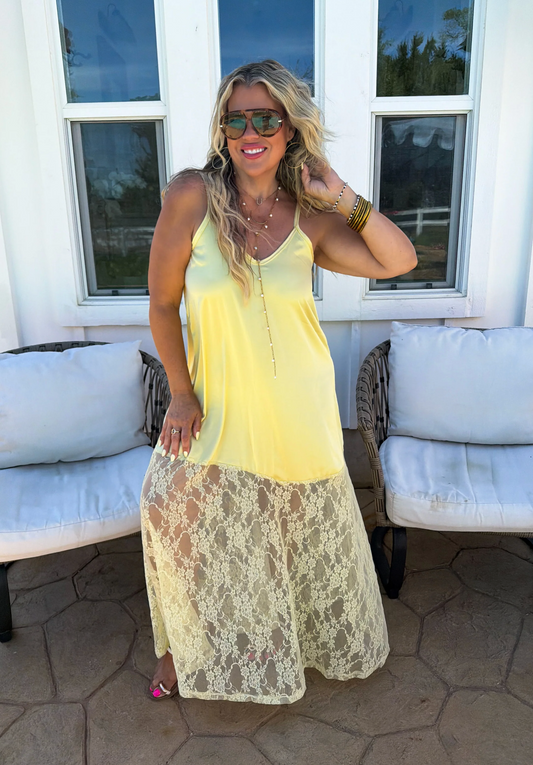*LIMITED PREORDER* SUMMER NIGHTS SATIN DRESS - TWO COLORS