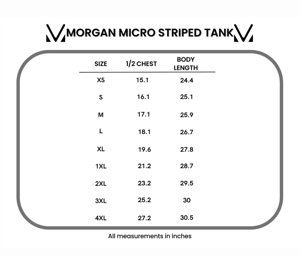 Morgan Micro Striped Tank - Red
