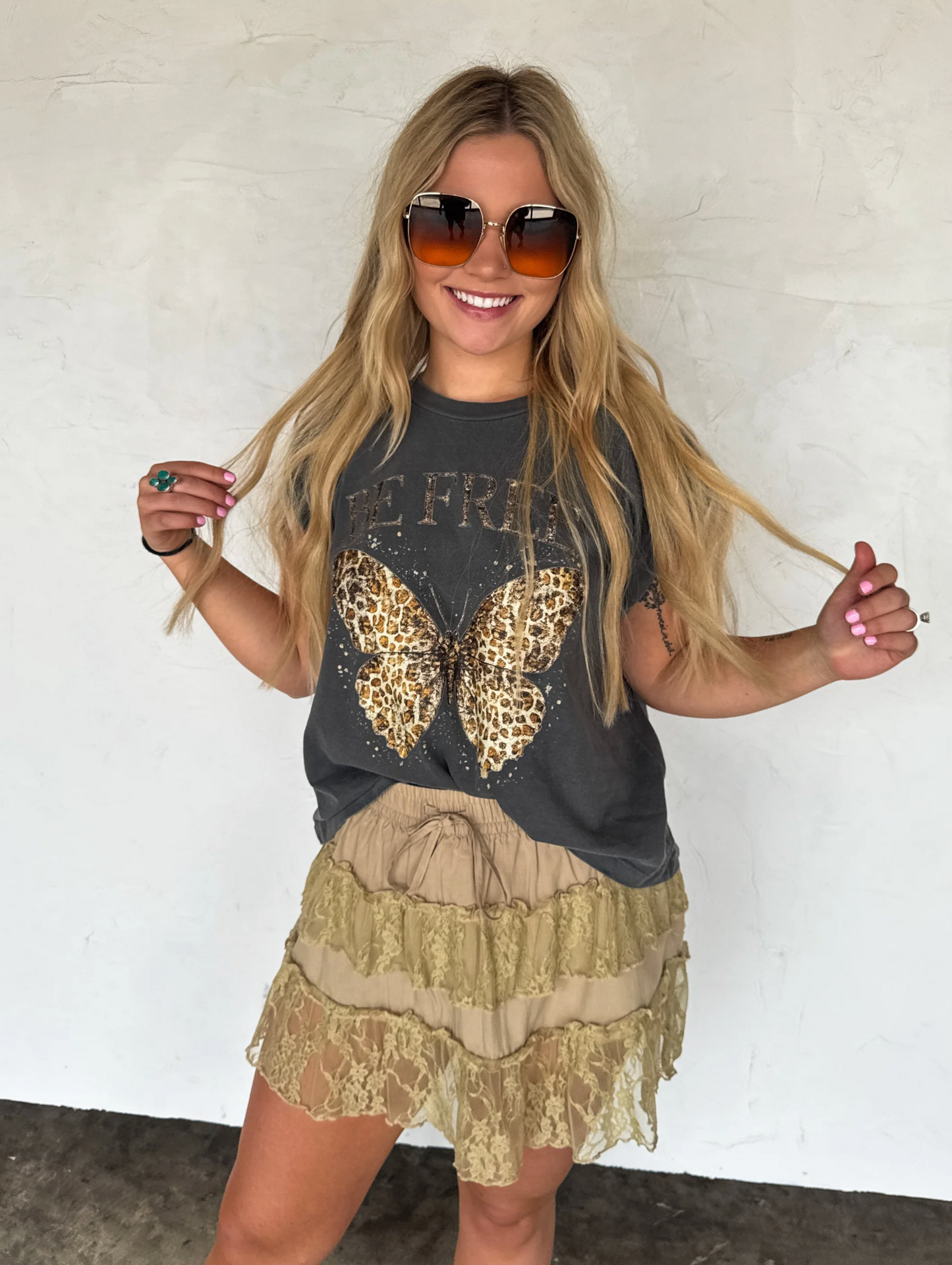 *PREORDER* BE FREE CAP SLEEVE TEE