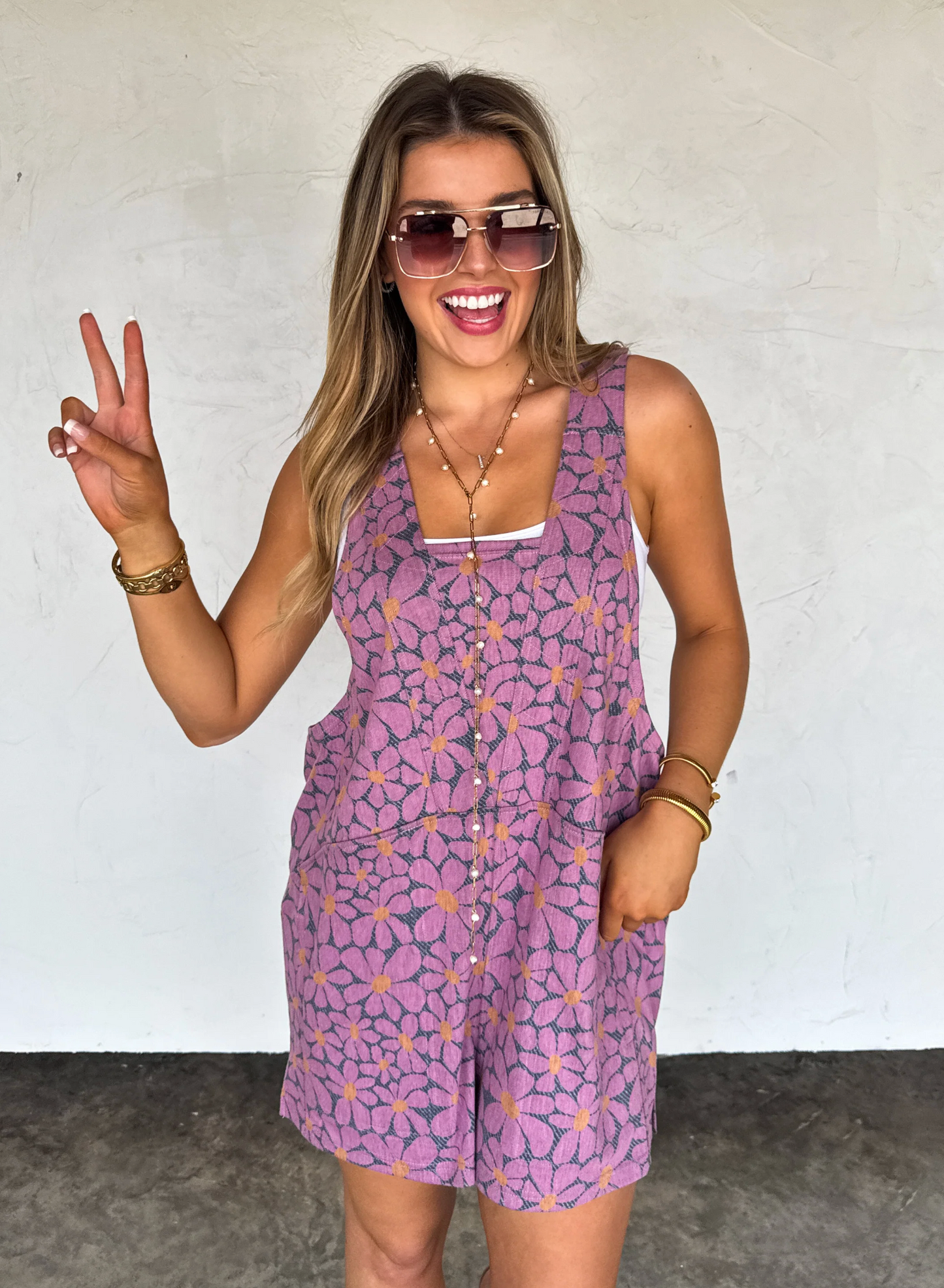 *PREORDER* DENIM DAISIES- BEACH PLEASE ROMPER