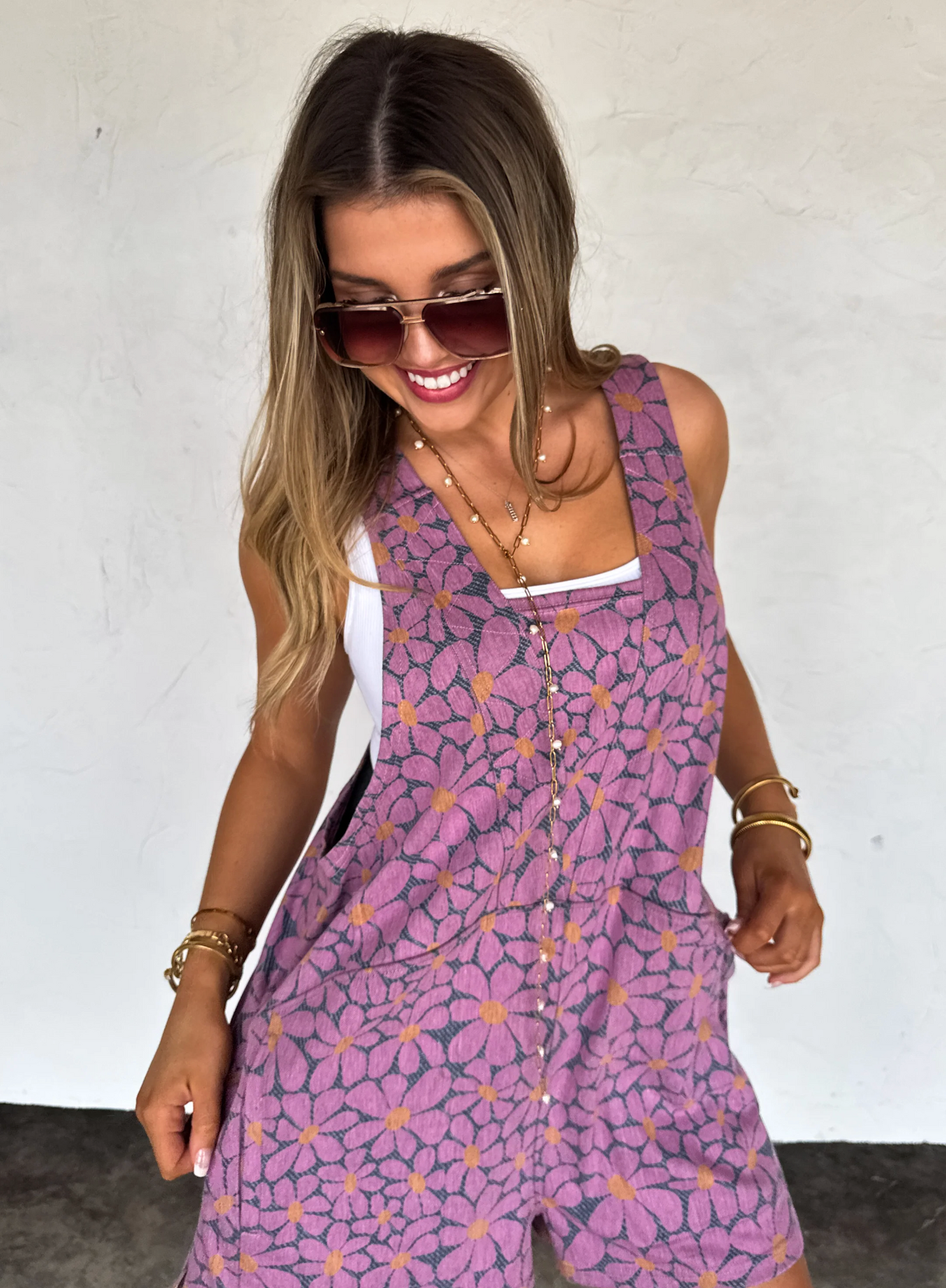 *PREORDER* DENIM DAISIES- BEACH PLEASE ROMPER
