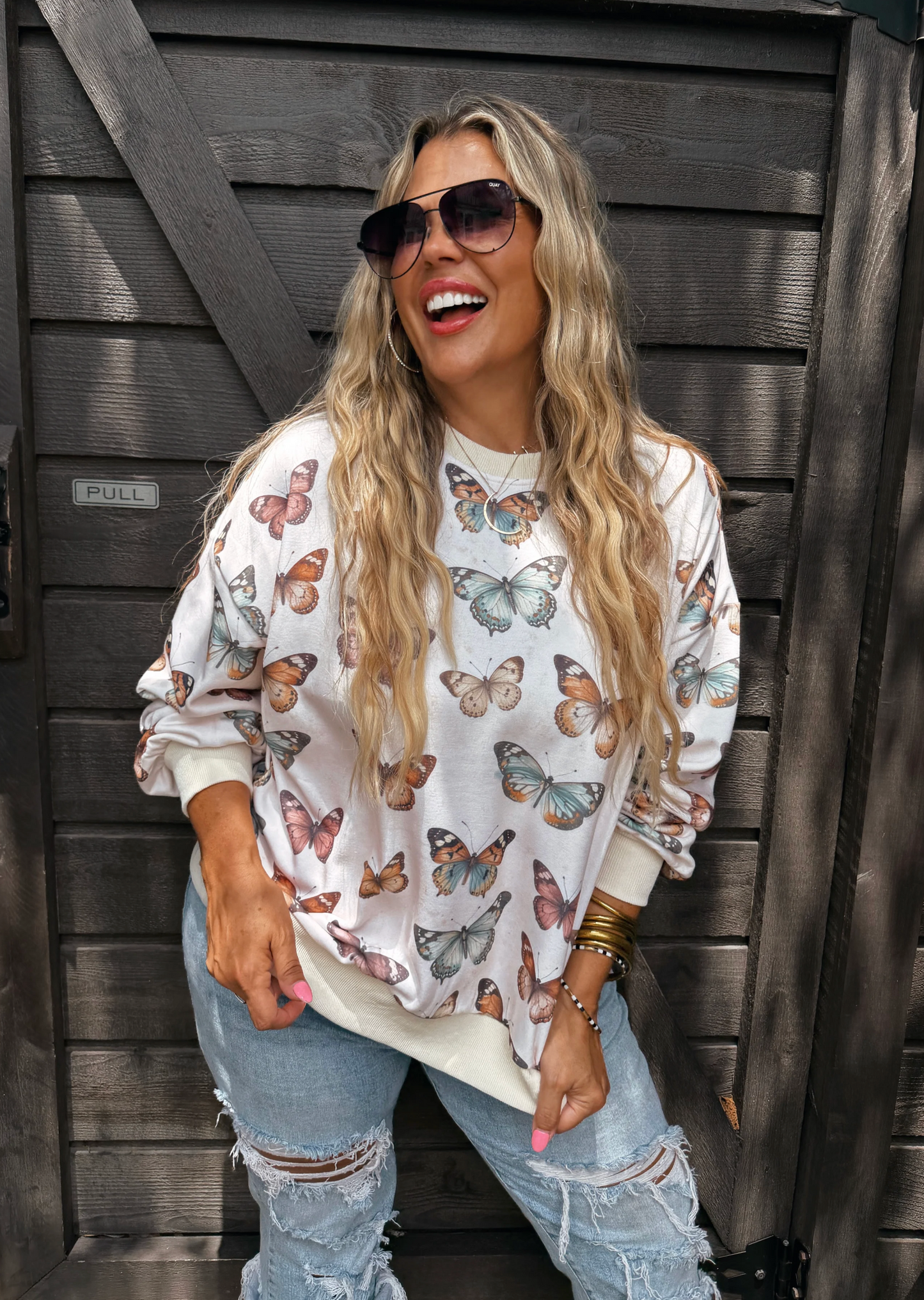 *PREORDER* BUTTERFLY SEASON PULLOVER SWEATSHIRT