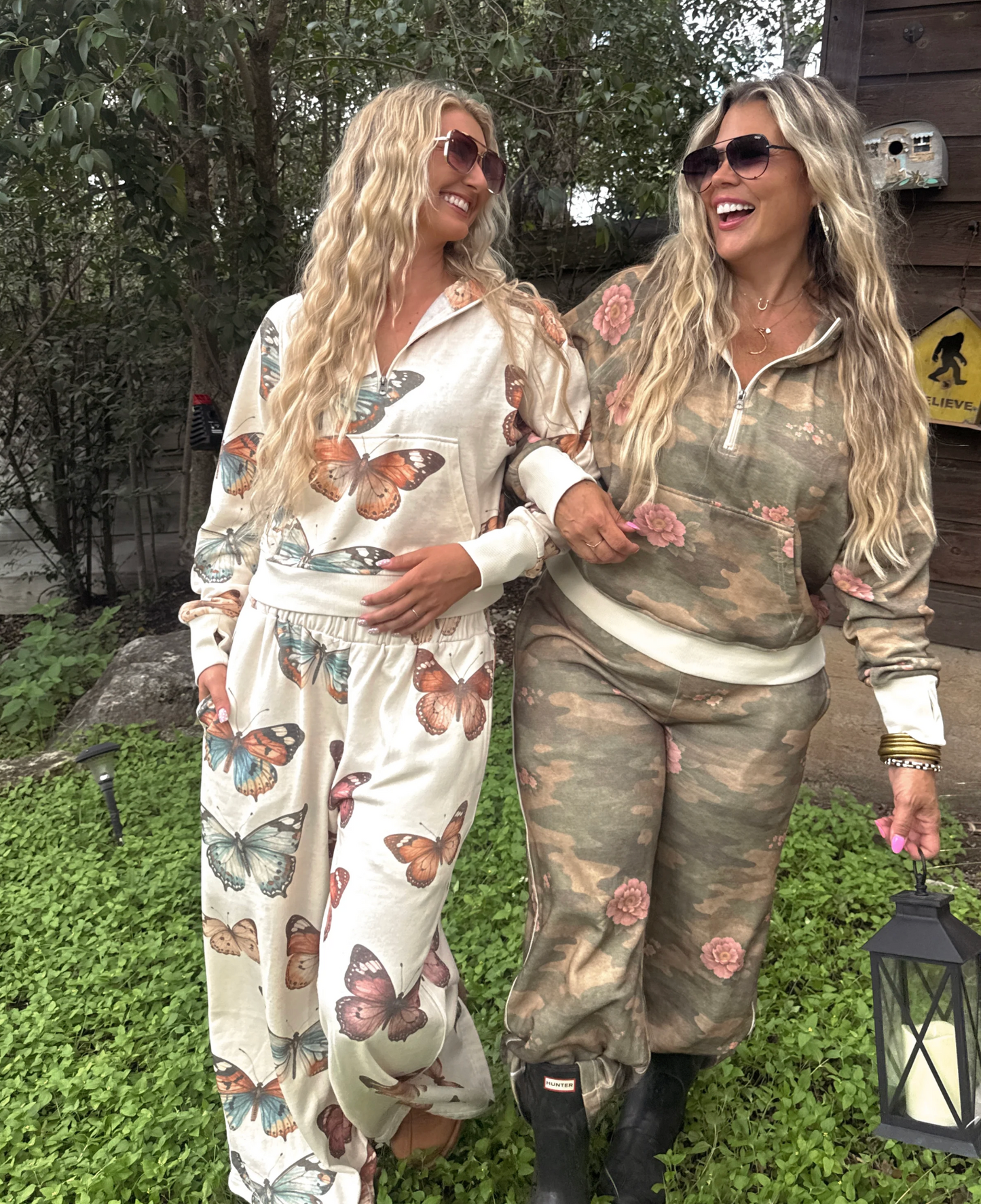 *PREORDER* CAMO & BUTTERFLIES EASY DOES IT PULLOVER