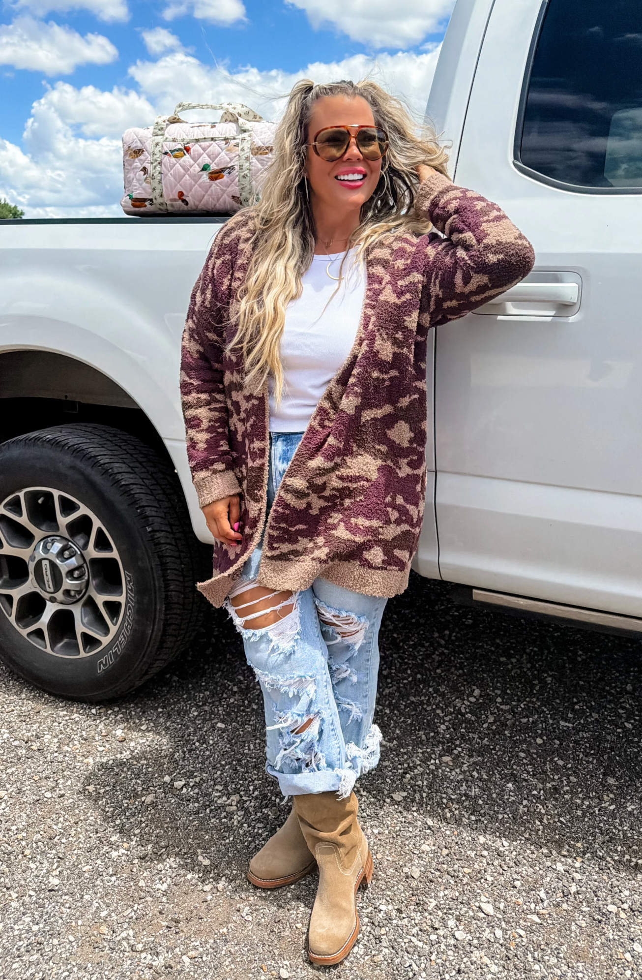 *PREORDER* CAMO CLOUD CARDIGAN