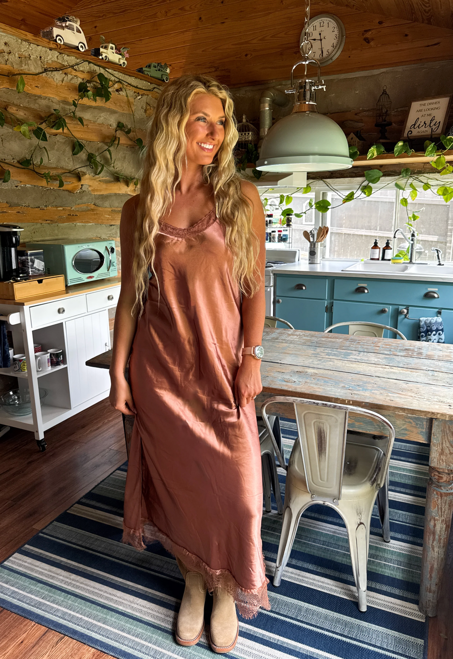 *PREORDER* SLIP CAMI DRESS - TWO COLORS