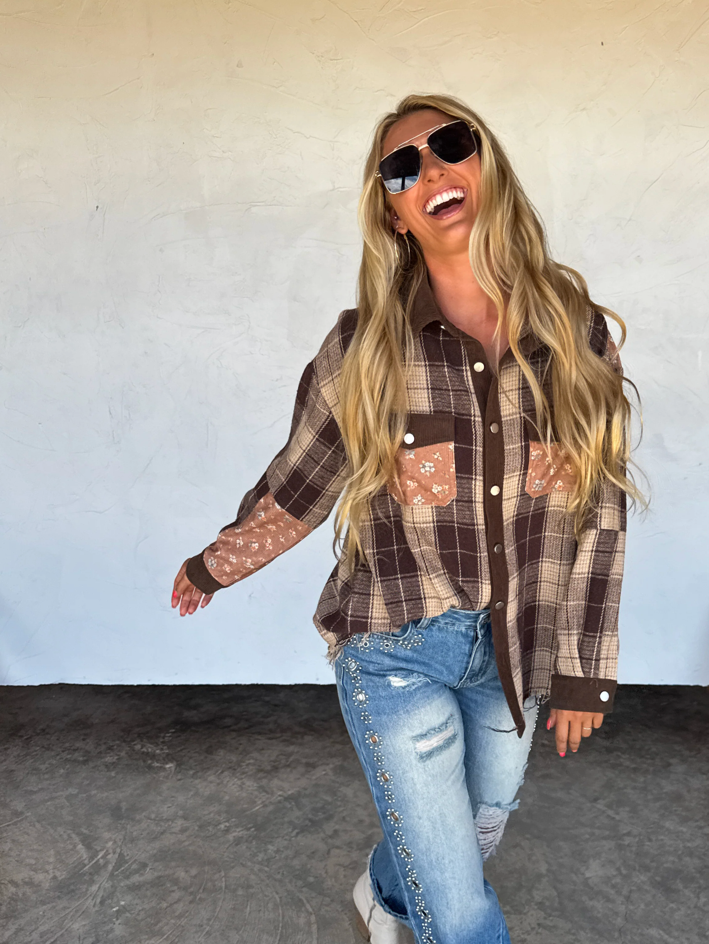 *PREORDER* SCARLETT PLAID SHACKET - TWO COLORS