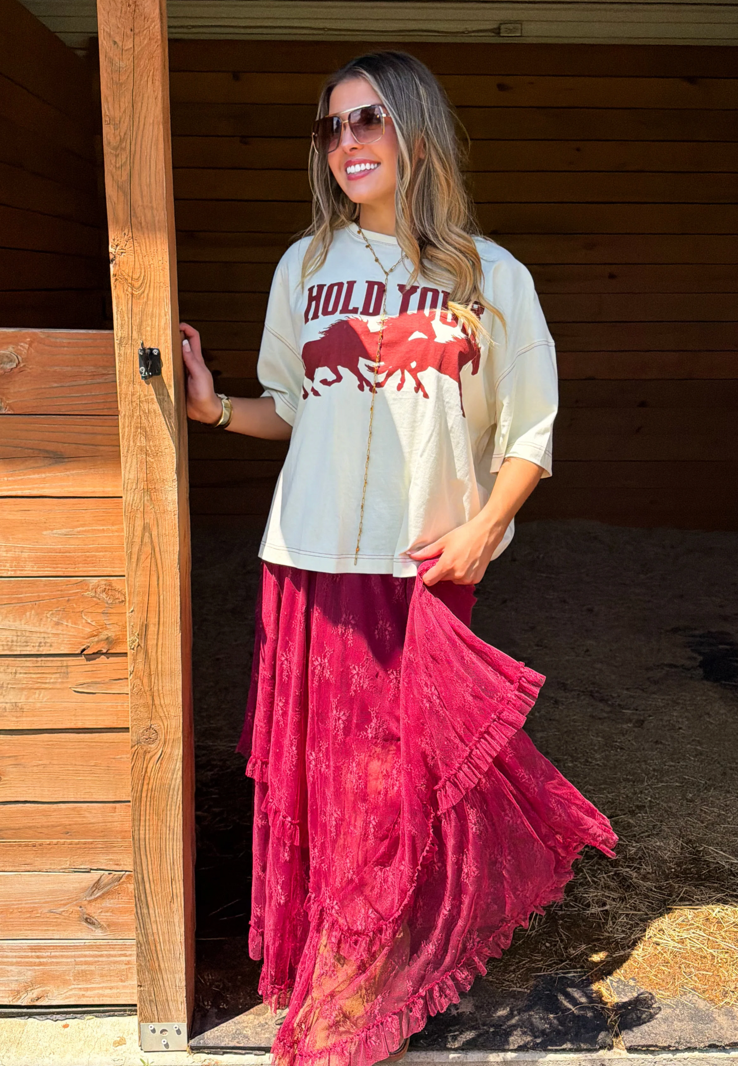 *PREORDER* AUTUMN BLOOMING MAXI SKIRT - TWO COLORS
