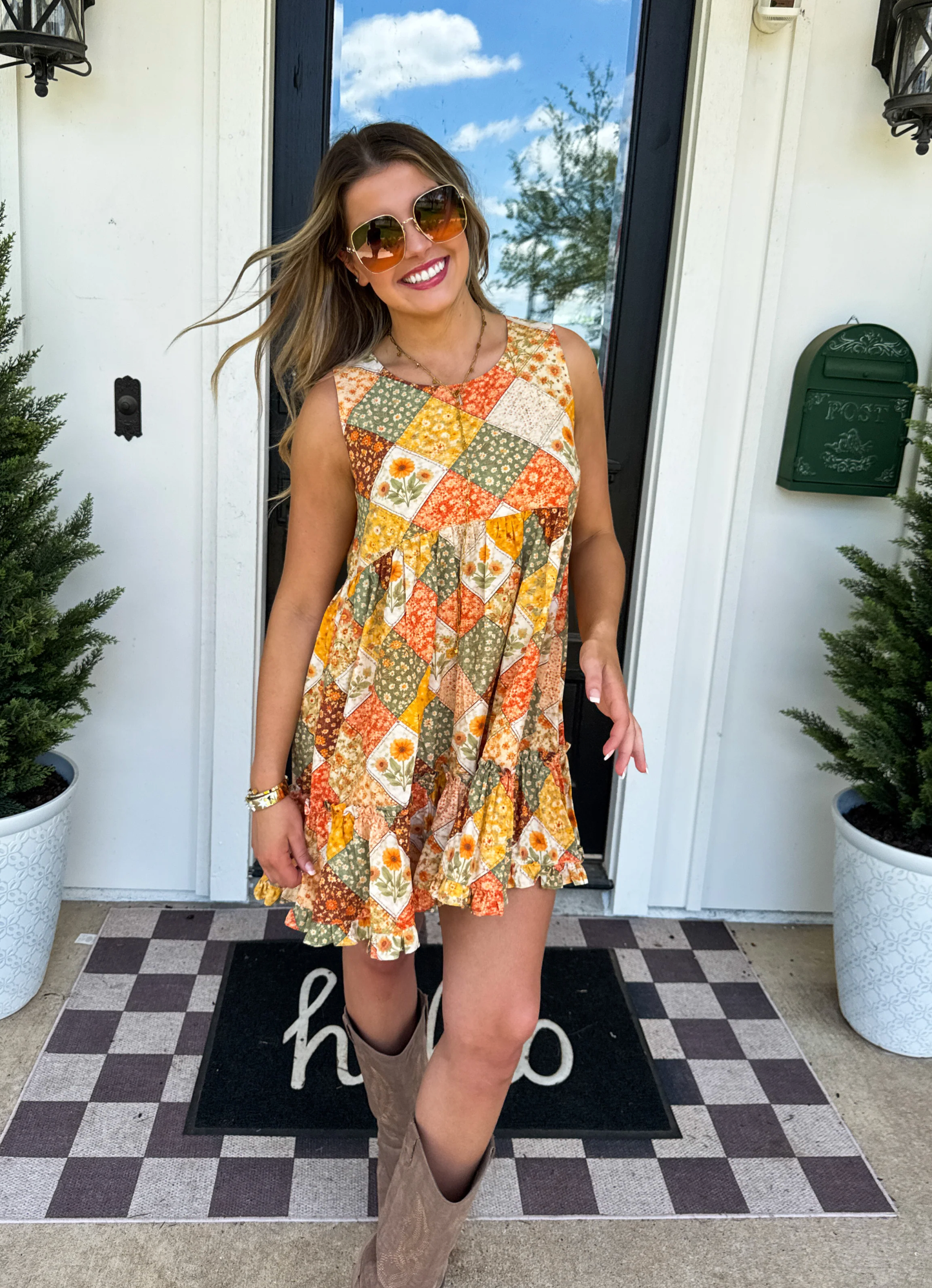 *PREORDER* AUTUMN RUFFLE DRESS - TWO COLORS
