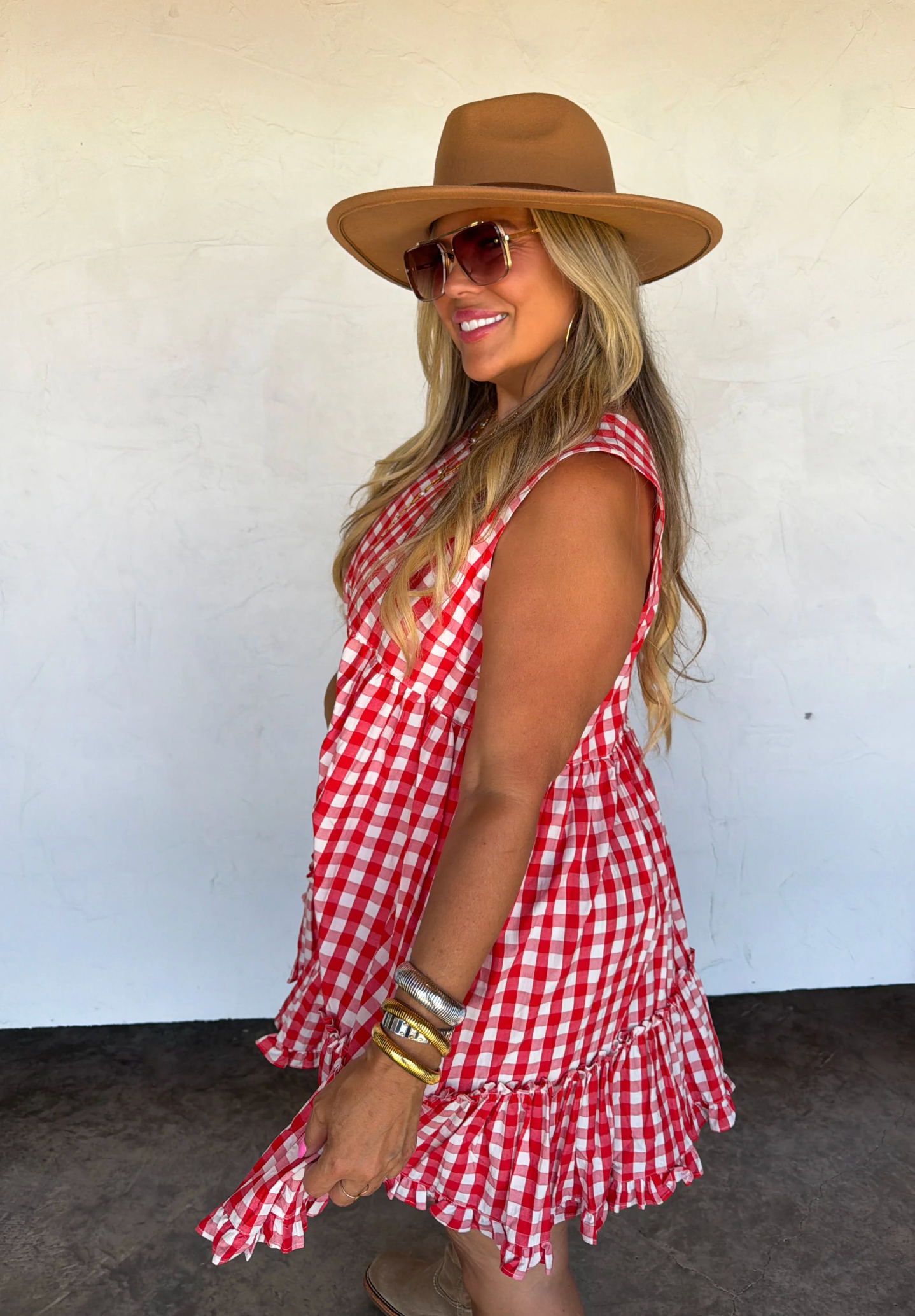 *PREORDER* AUTUMN RUFFLE DRESS - TWO COLORS