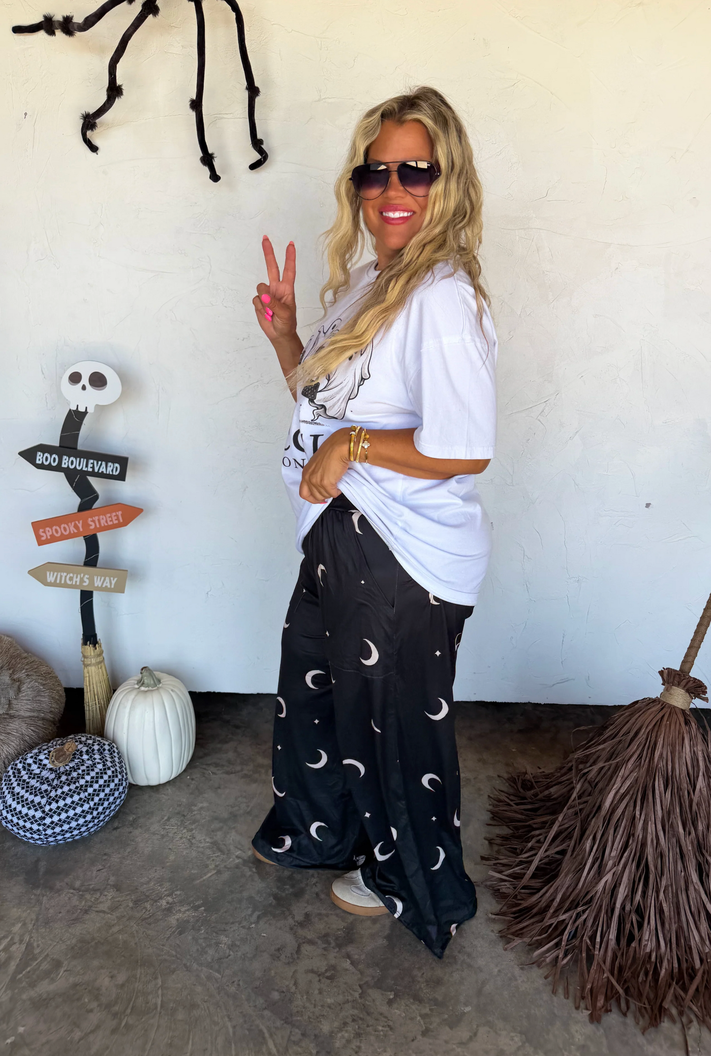 *PREORDER* HALLOWEEN HADDIE WIDE LEG PANTS - TWO COLORS