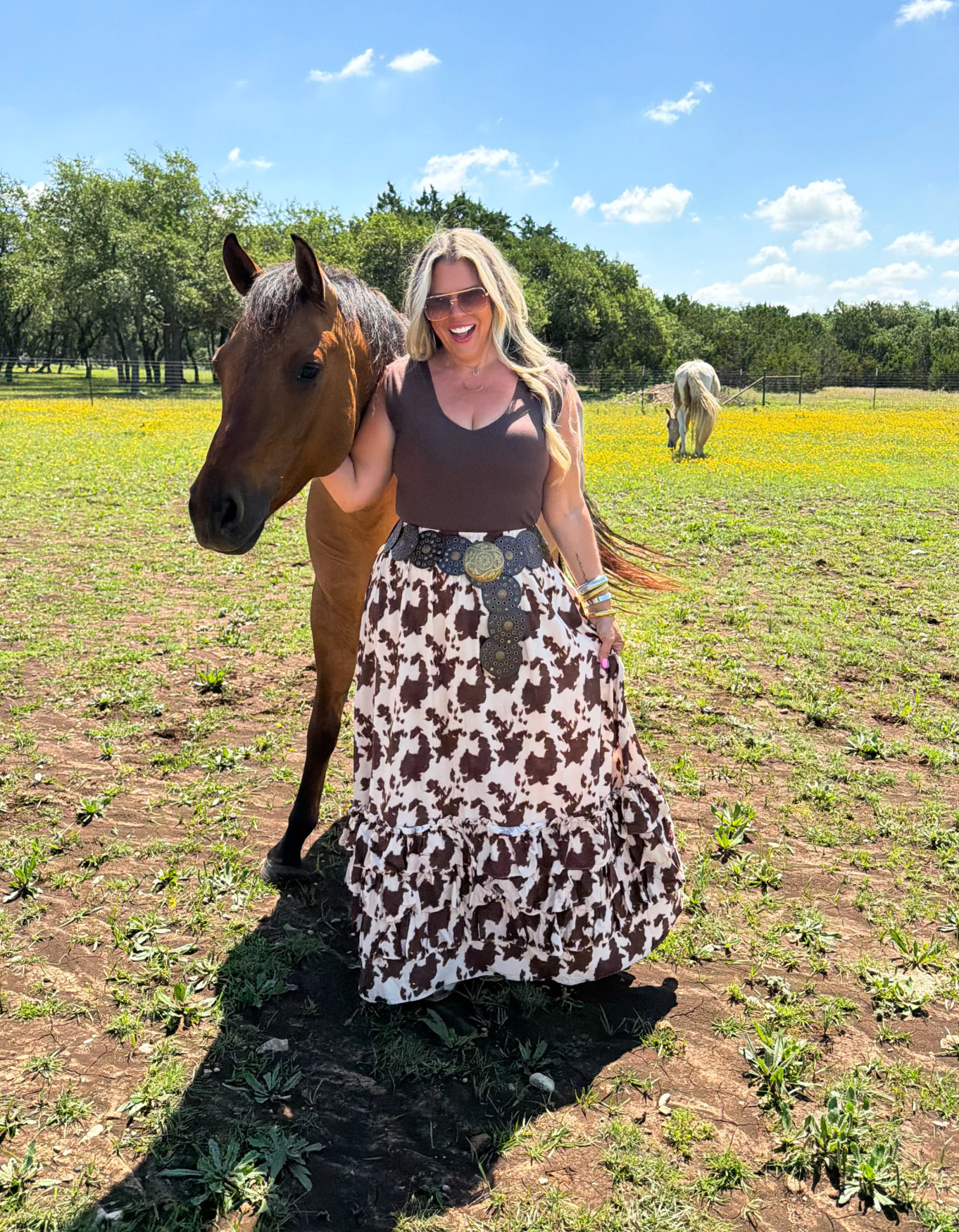 *PREORDER* WANDER WEST MAXI SKIRT - TWO COLORS
